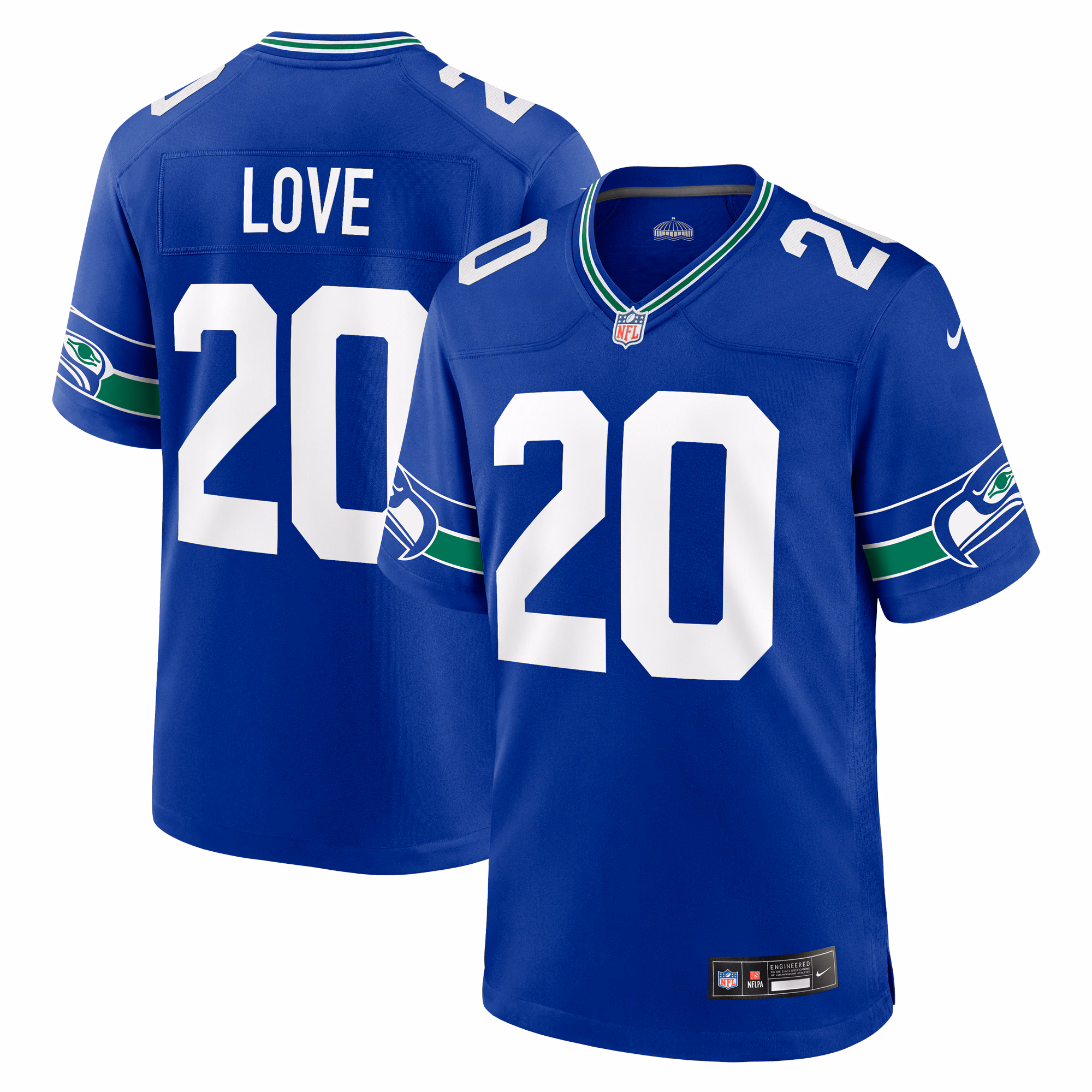 Julian Love Seattle Seahawks  Game Jersey -  College Navy