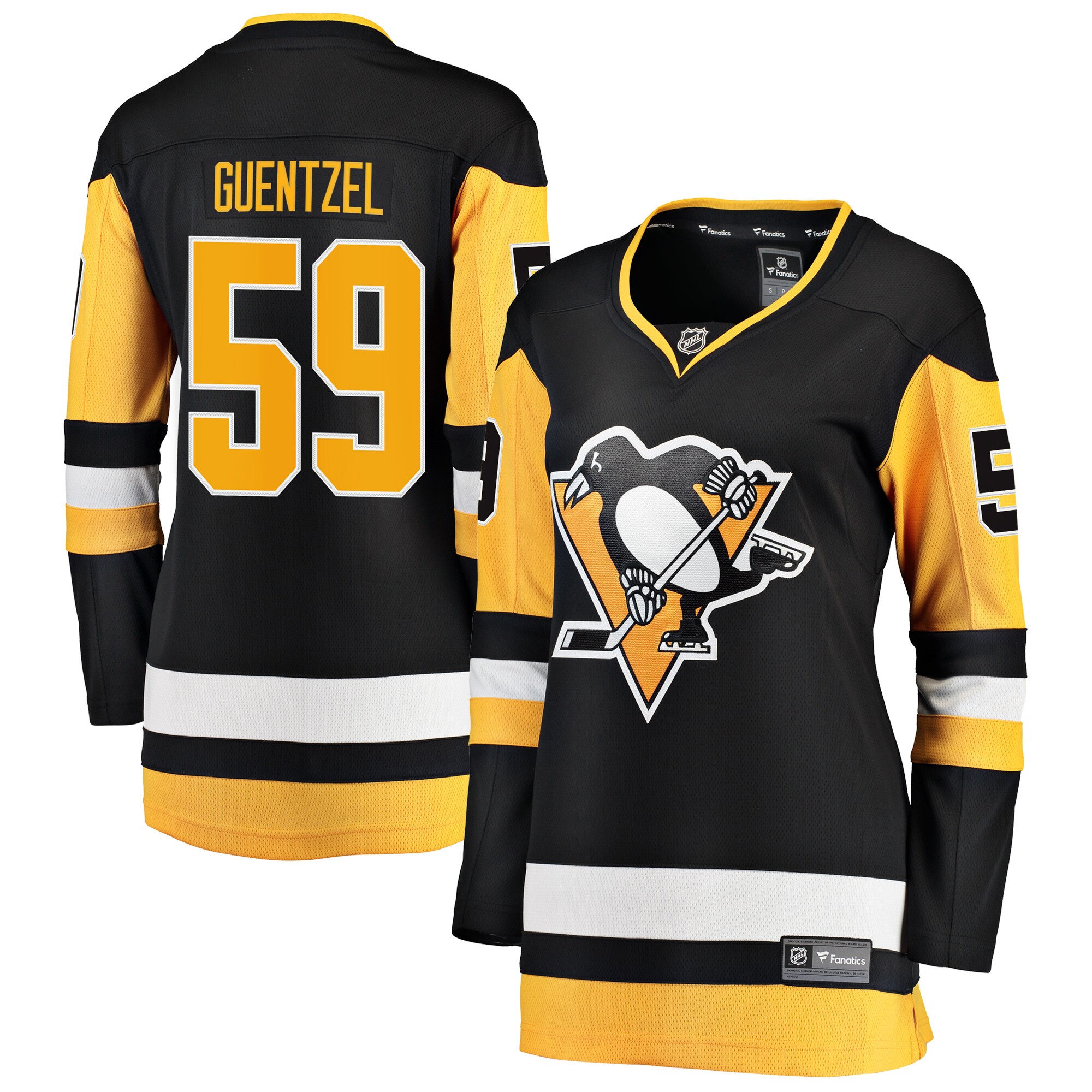 Jake Guentzel Pittsburgh Penguins Women's Home Premier Breakaway Player Jersey - Black