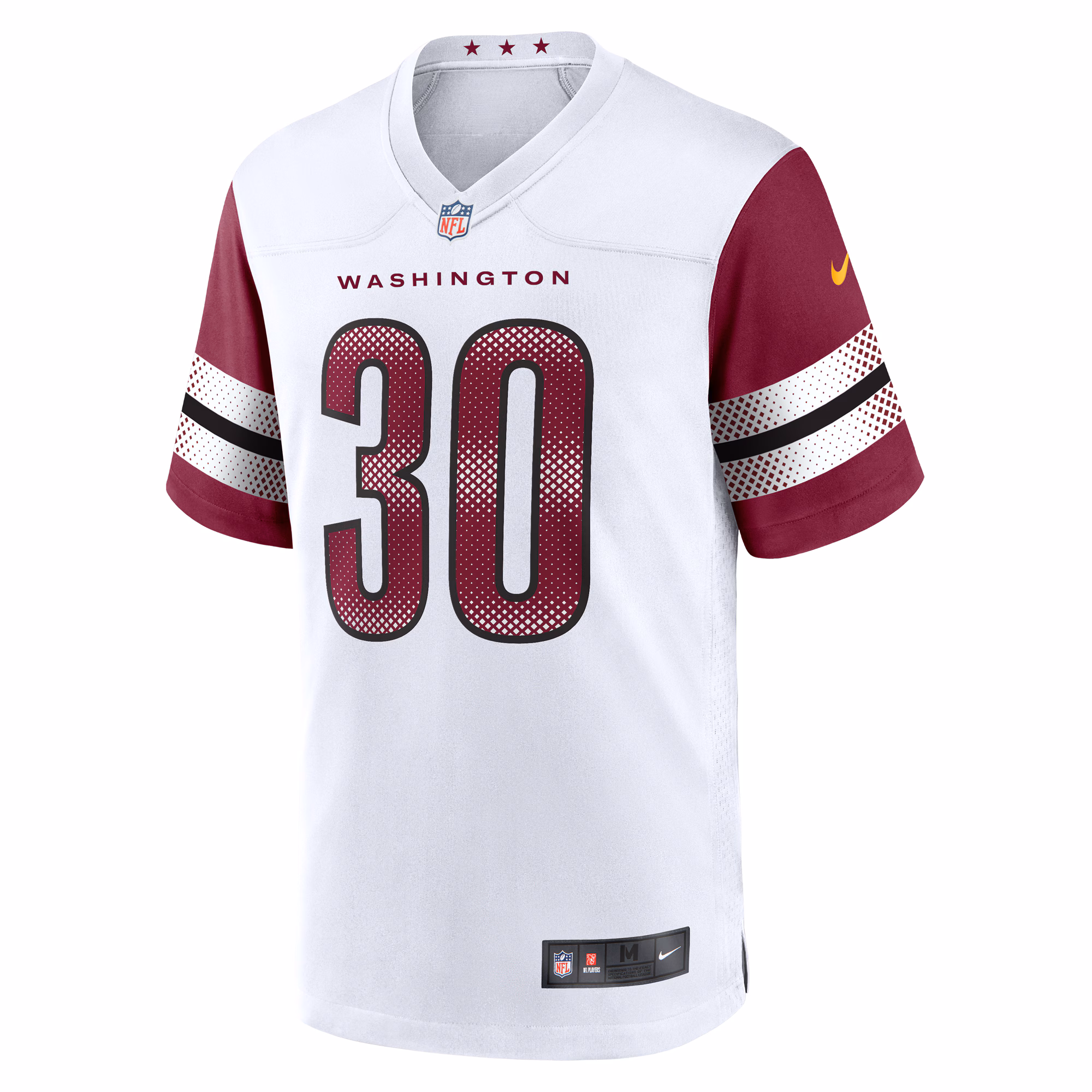 Austin Ekeler Washington Commanders Game Jersey -  White