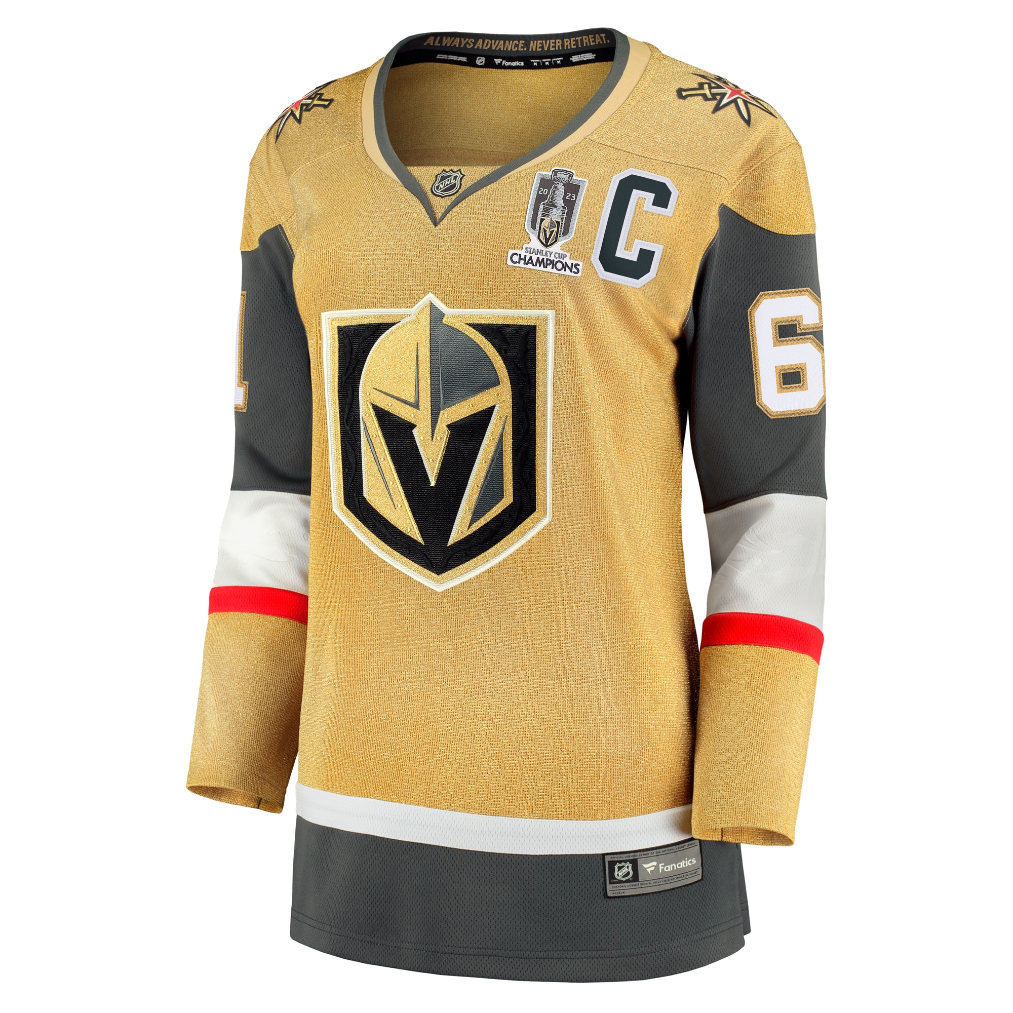 Mark Stone Vegas Golden Knights Women's 2023 Stanley Cup Champions Home Breakaway Player Jersey - Gold