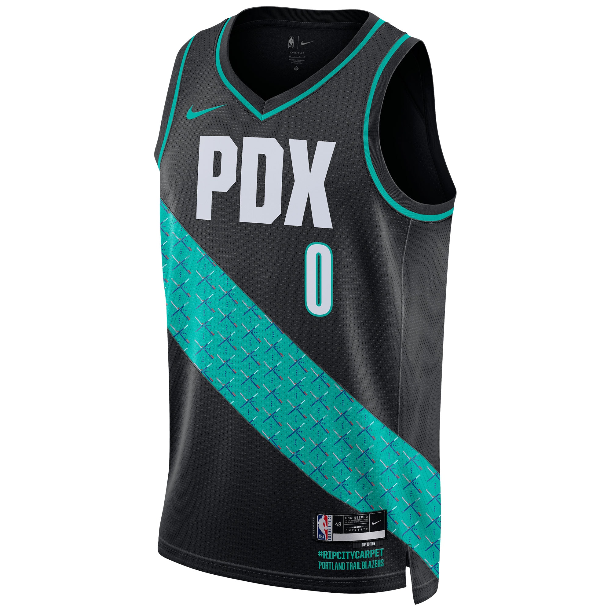 Damian Lillard Portland Trail Blazers Unisex 2022/23 Swingman Jersey - City Edition - Black