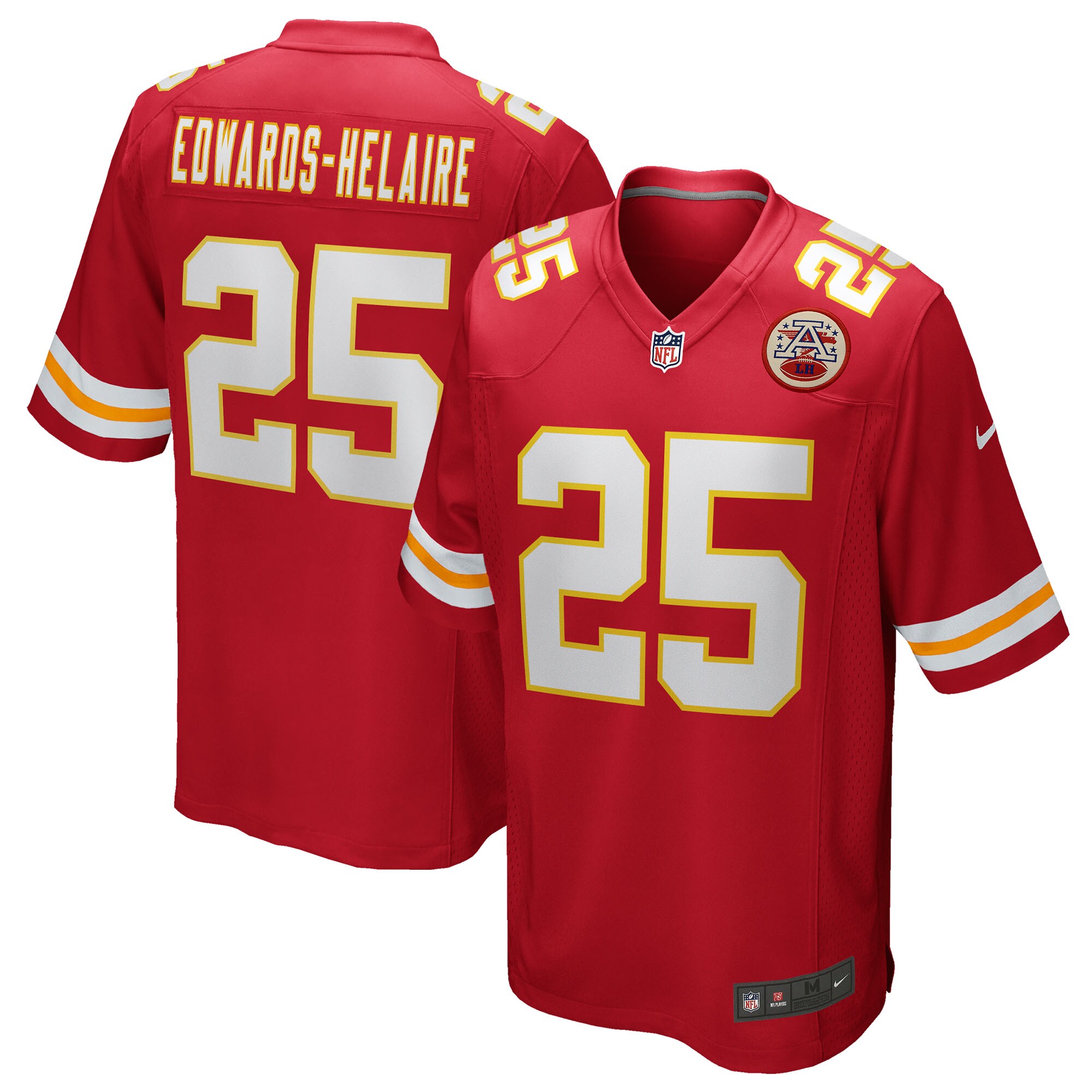 Clyde Edwards-Helaire Kansas City Chiefs Player Game Jersey - Red