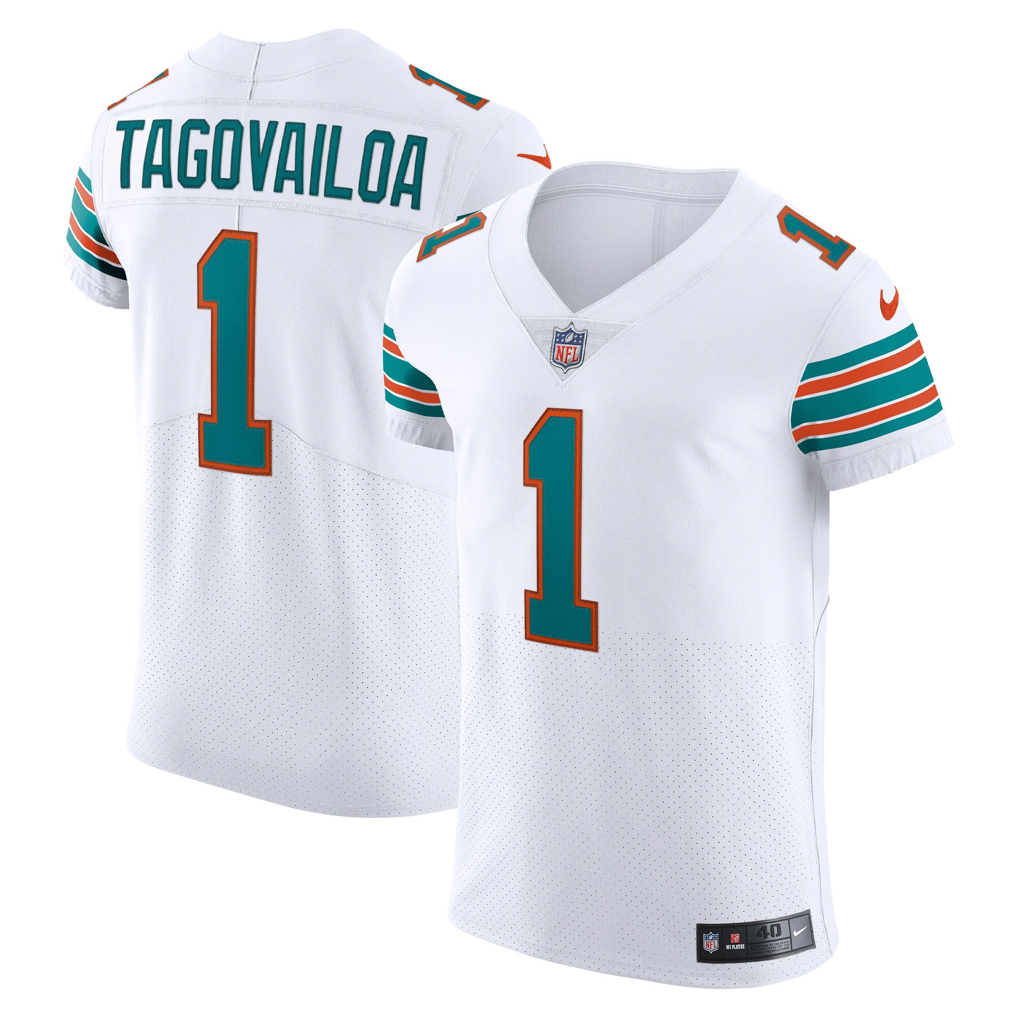 Tua Tagovailoa Miami Dolphins  Vapor Elite Jersey - White