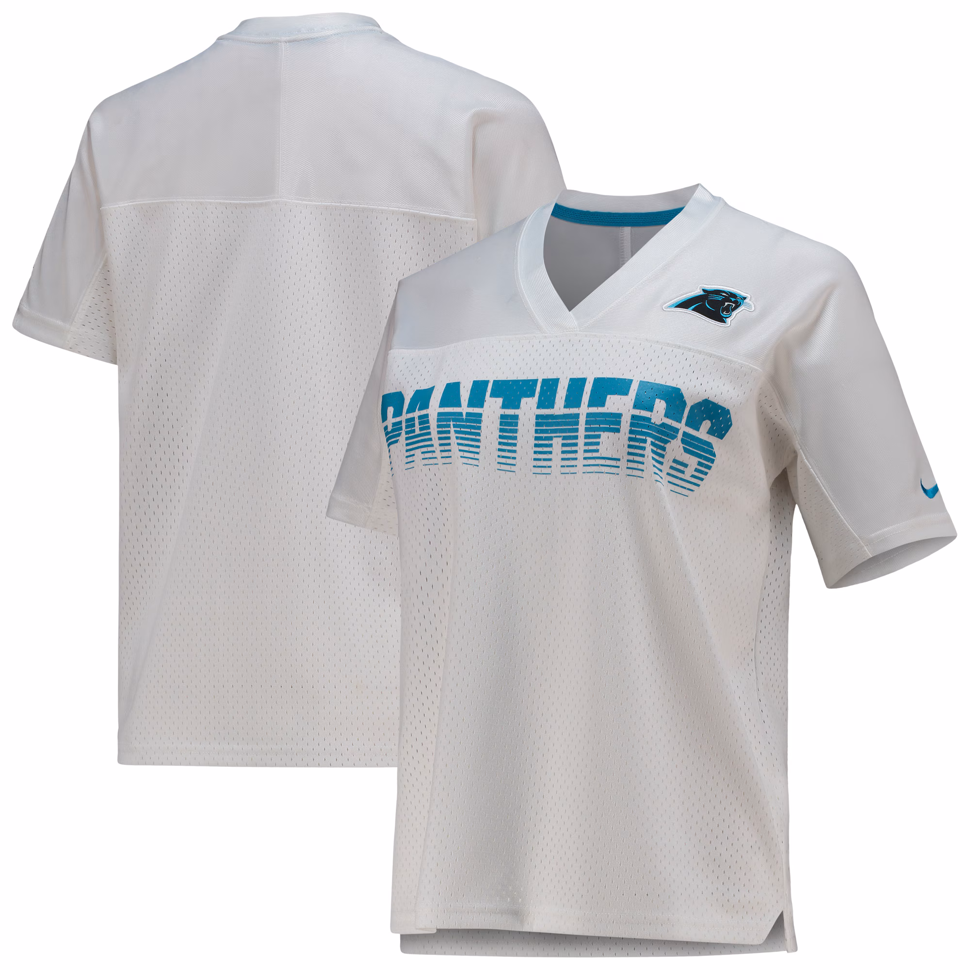Carolina Panthers Women's Fan Replica Jersey - White
