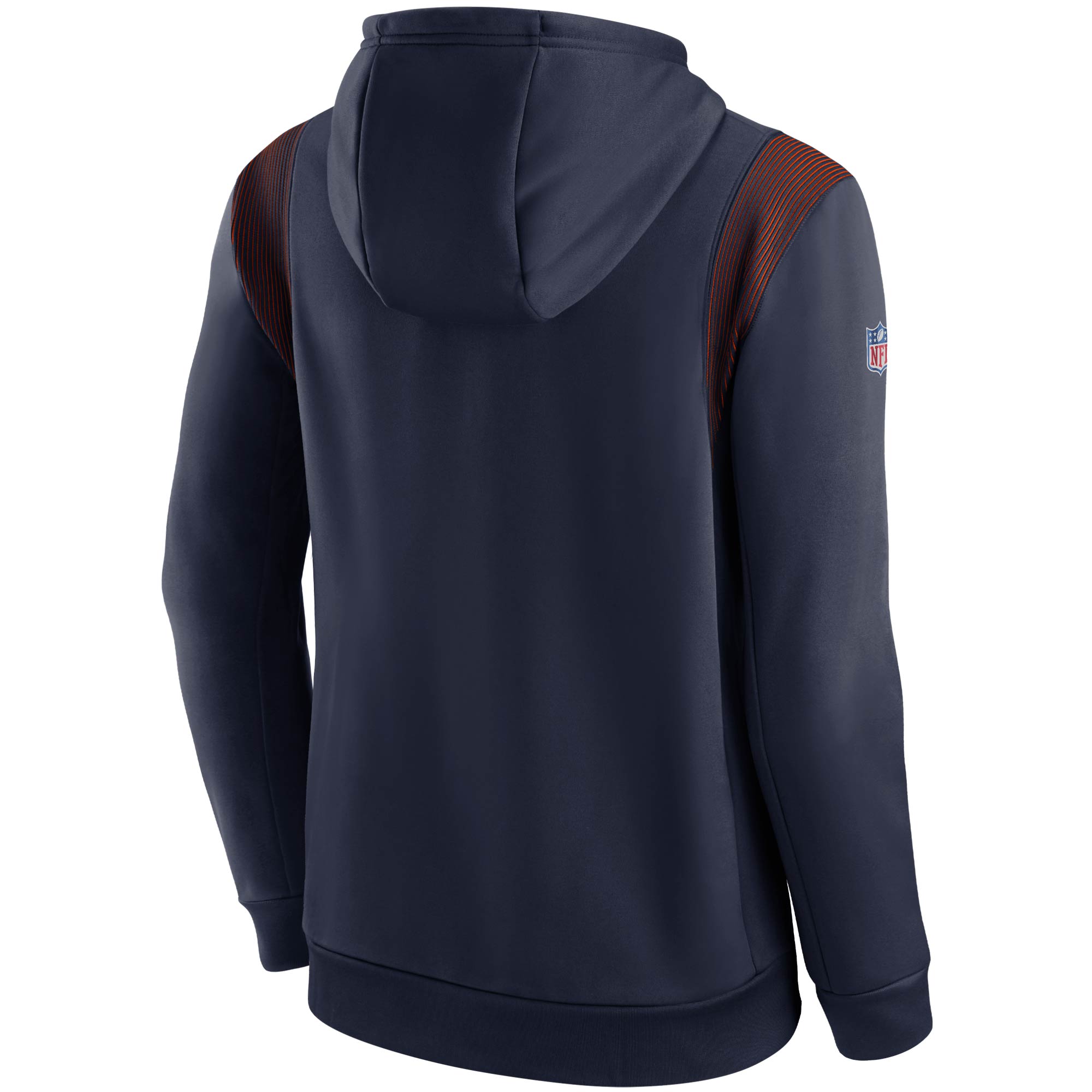 Denver Broncos Sideline Logo Performance Pullover Hoodie - Navy