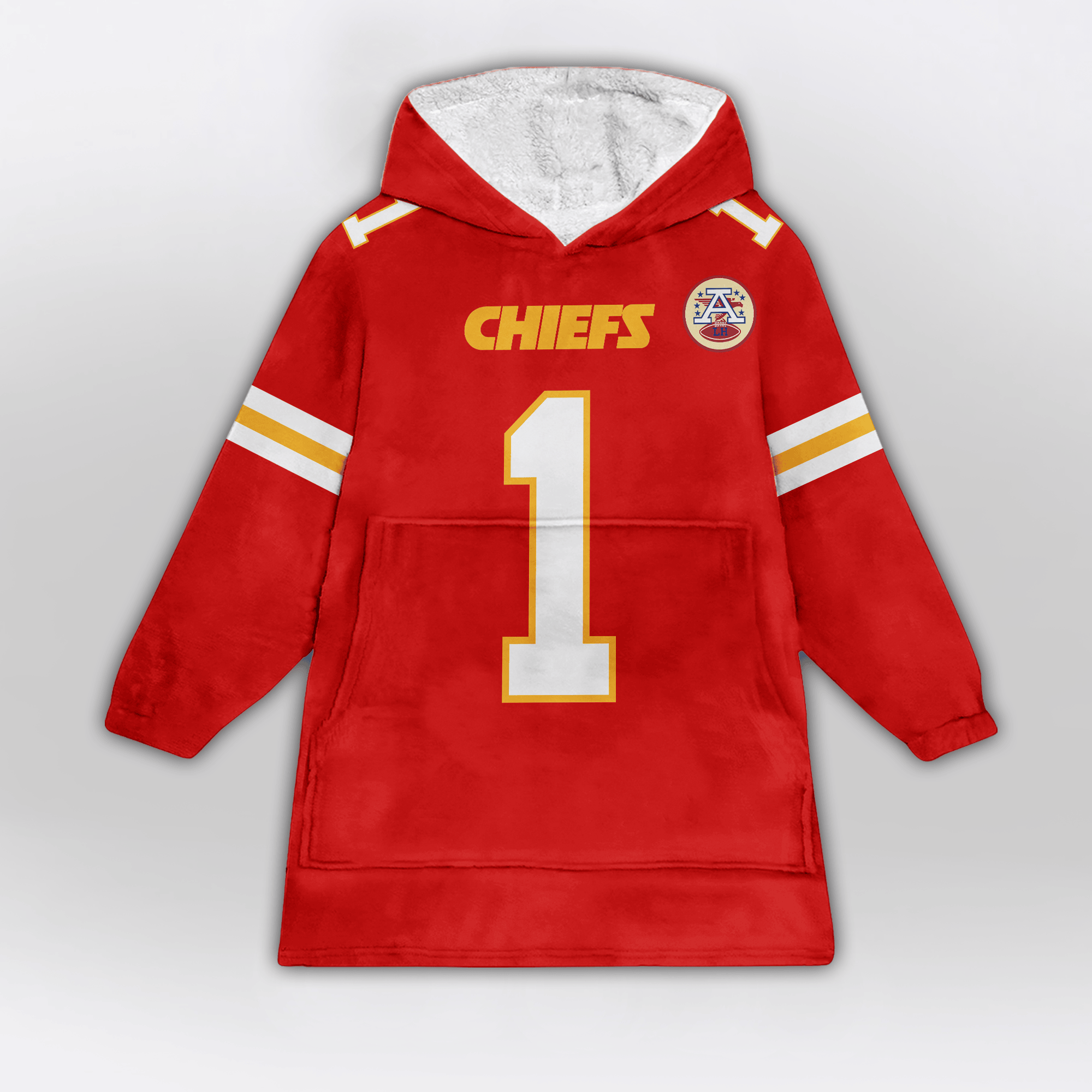 Kid X.W 1 Kansas City Football Unisex Blanket Hoodie