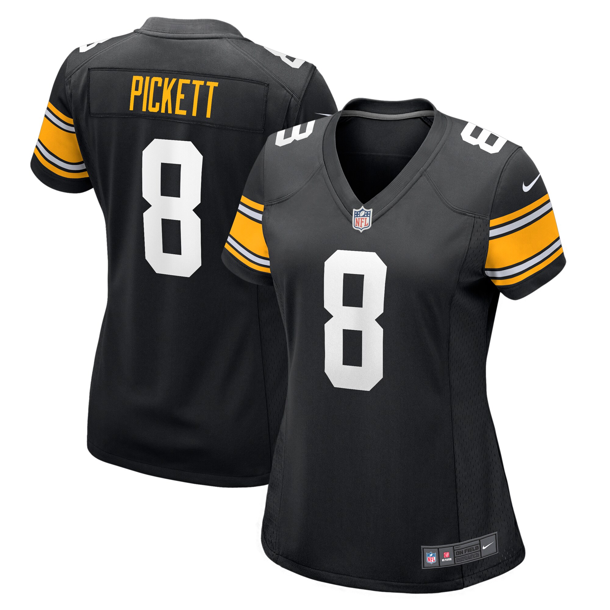 Kenny Pickett Pittsburgh Steelers  Women's Alternate Game Jersey - Black