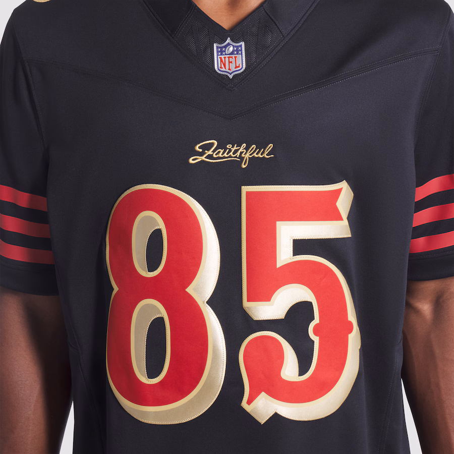 George Kittle #85 San Francisco 49ers 2025 Rivalries Collection Limited Jersey - Black