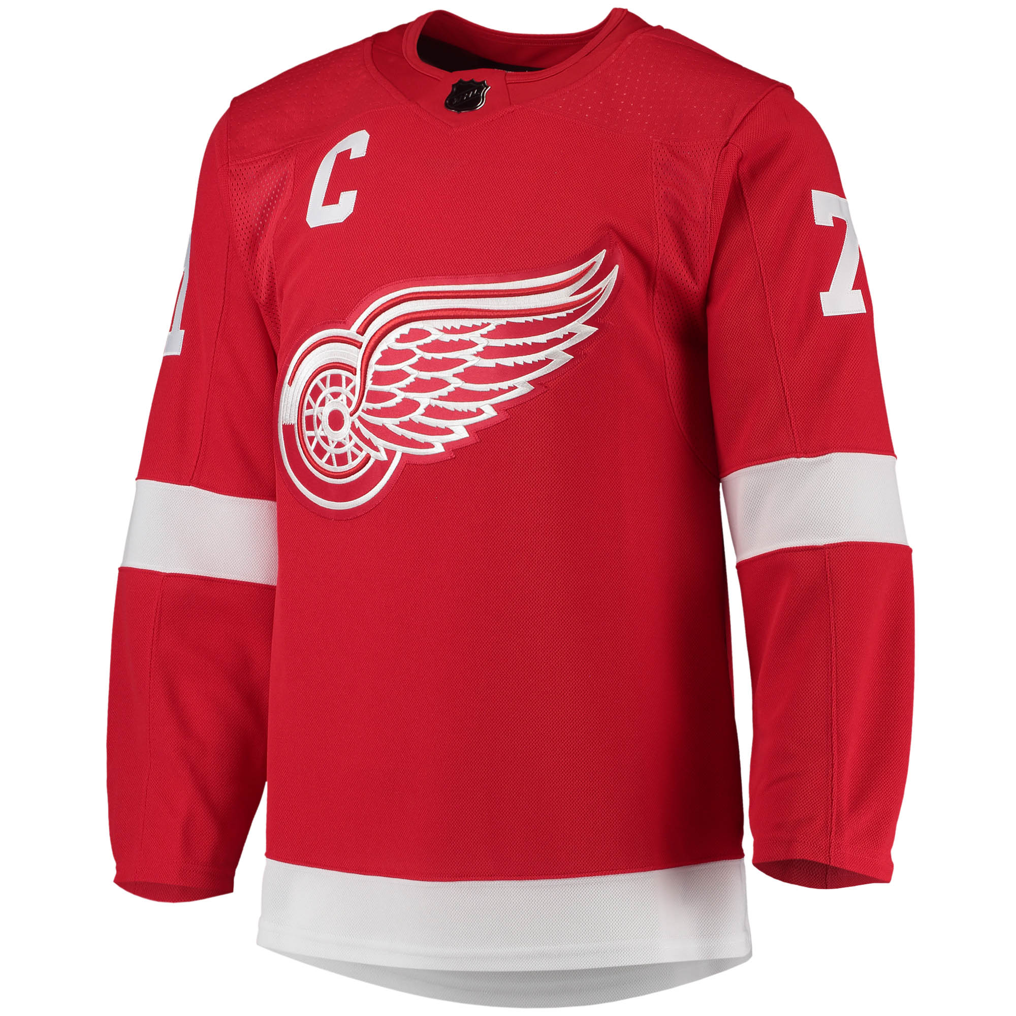 Dylan Larkin Detroit Red Wings  Home Captain Patch Primegreen Authentic Pro Player Jersey - Red