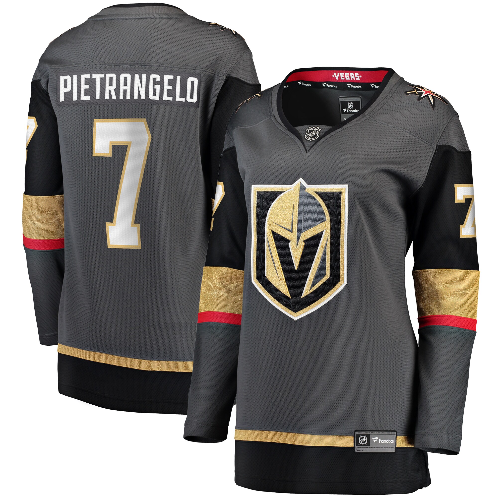 Alex Pietrangelo Vegas Golden Knights Women's Alternate Breakaway Player Jersey - Gray