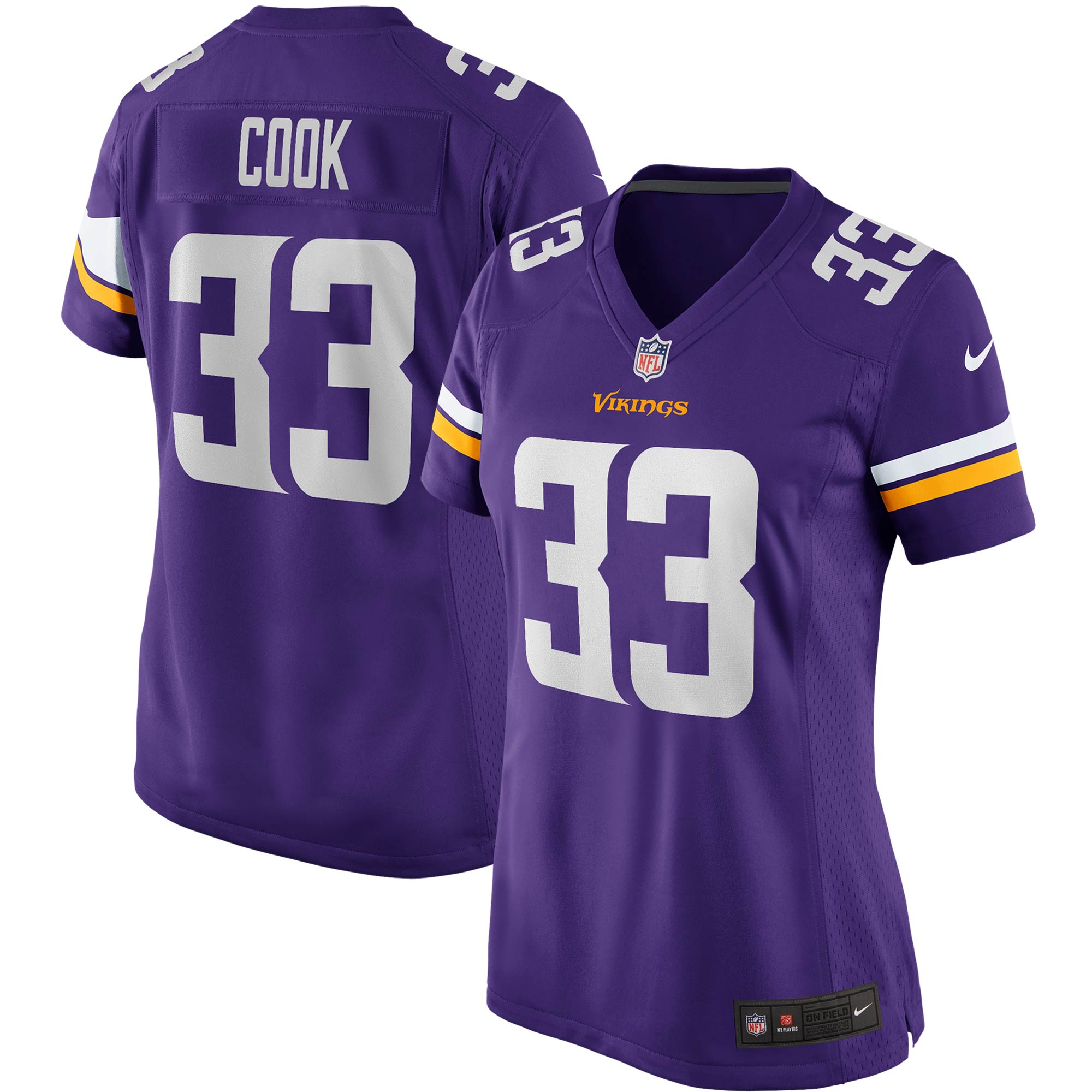 Dalvin Cook Minnesota Vikings  Women's Player Game Jersey - Purple