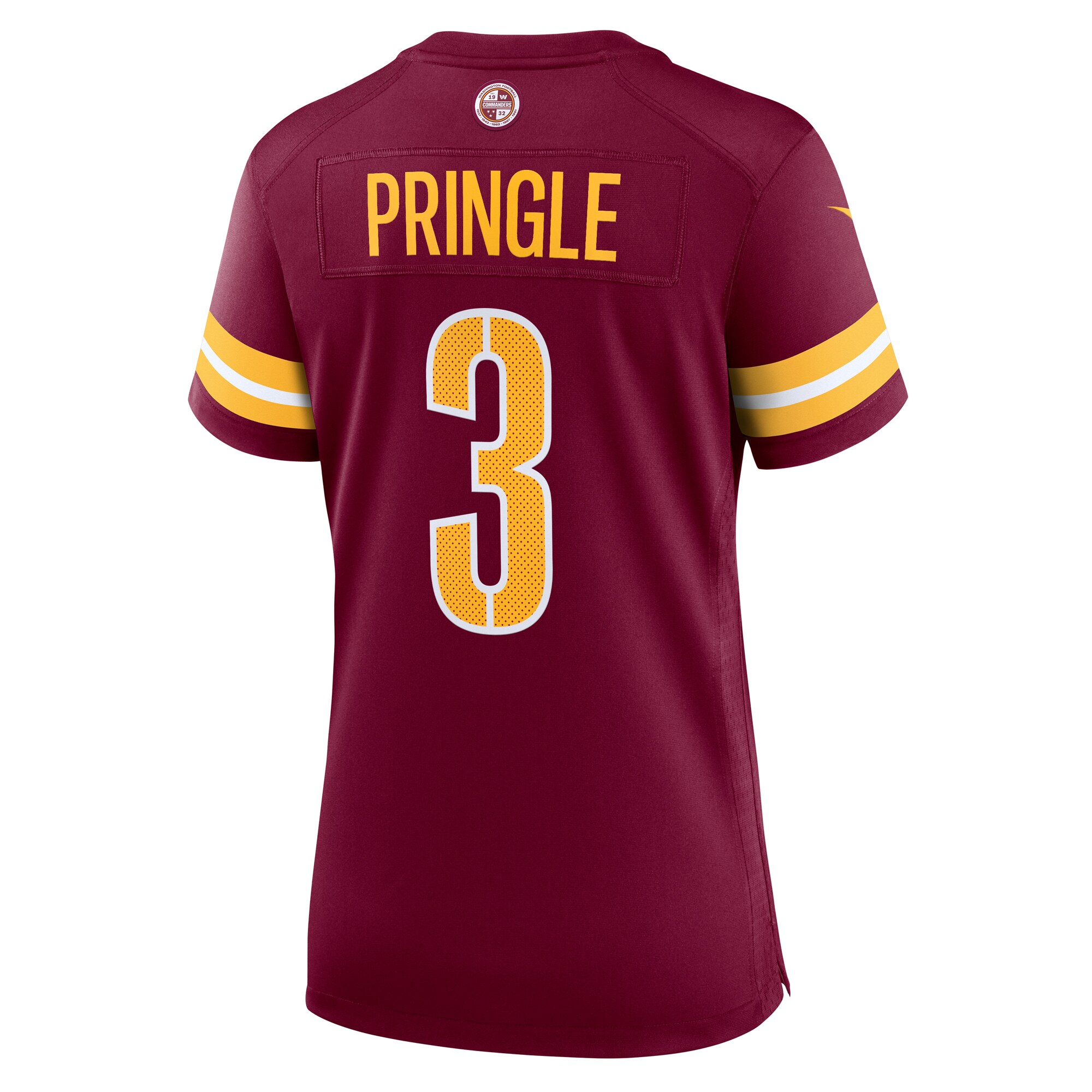 Byron Pringle Washington Commanders Women's  Game Jersey -  Burgundy