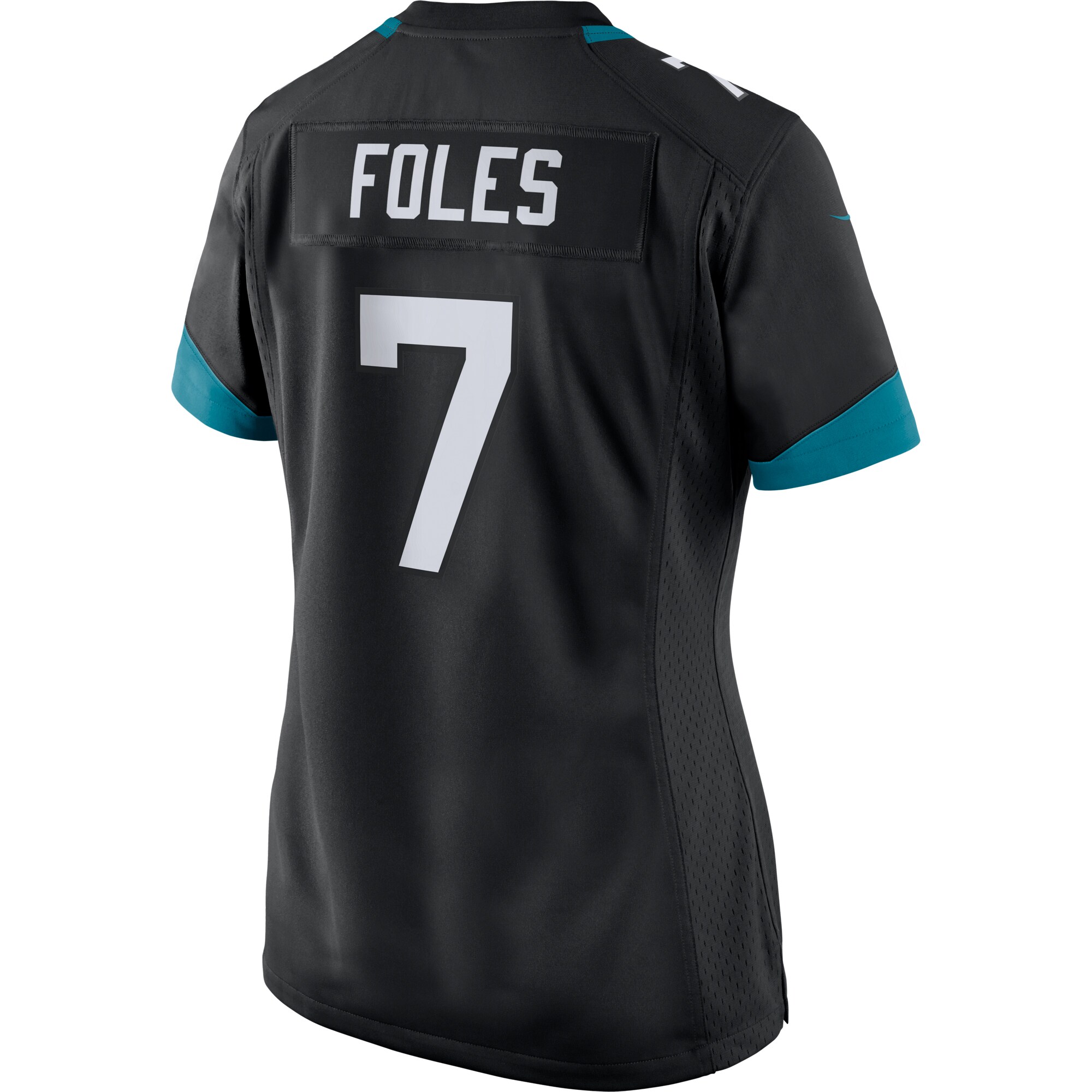 Nick Foles Jacksonville Jaguars  Women's 25th Season Game Jersey - Black