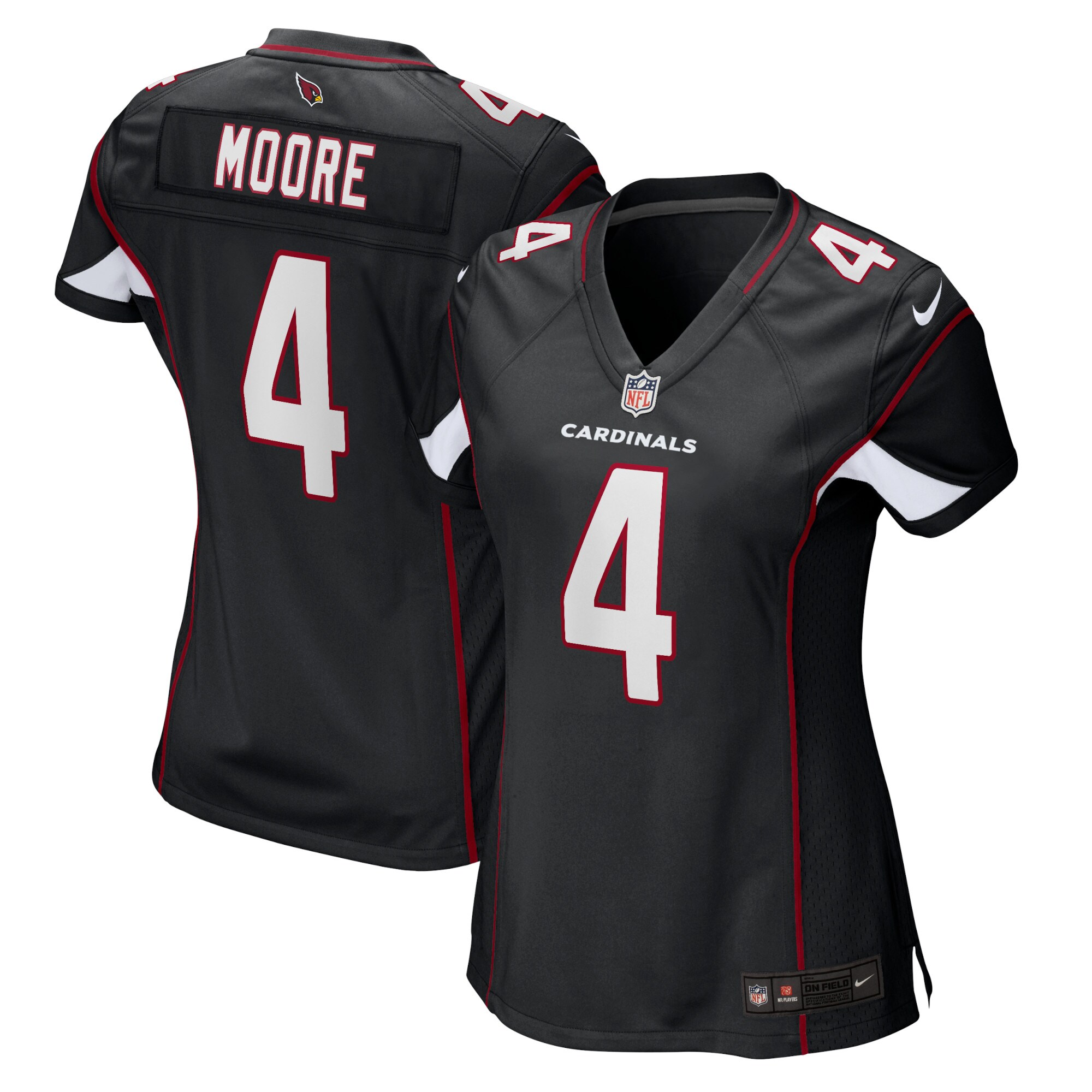 Rondale Moore Arizona Cardinals  Women's Alternate Game Jersey - Black