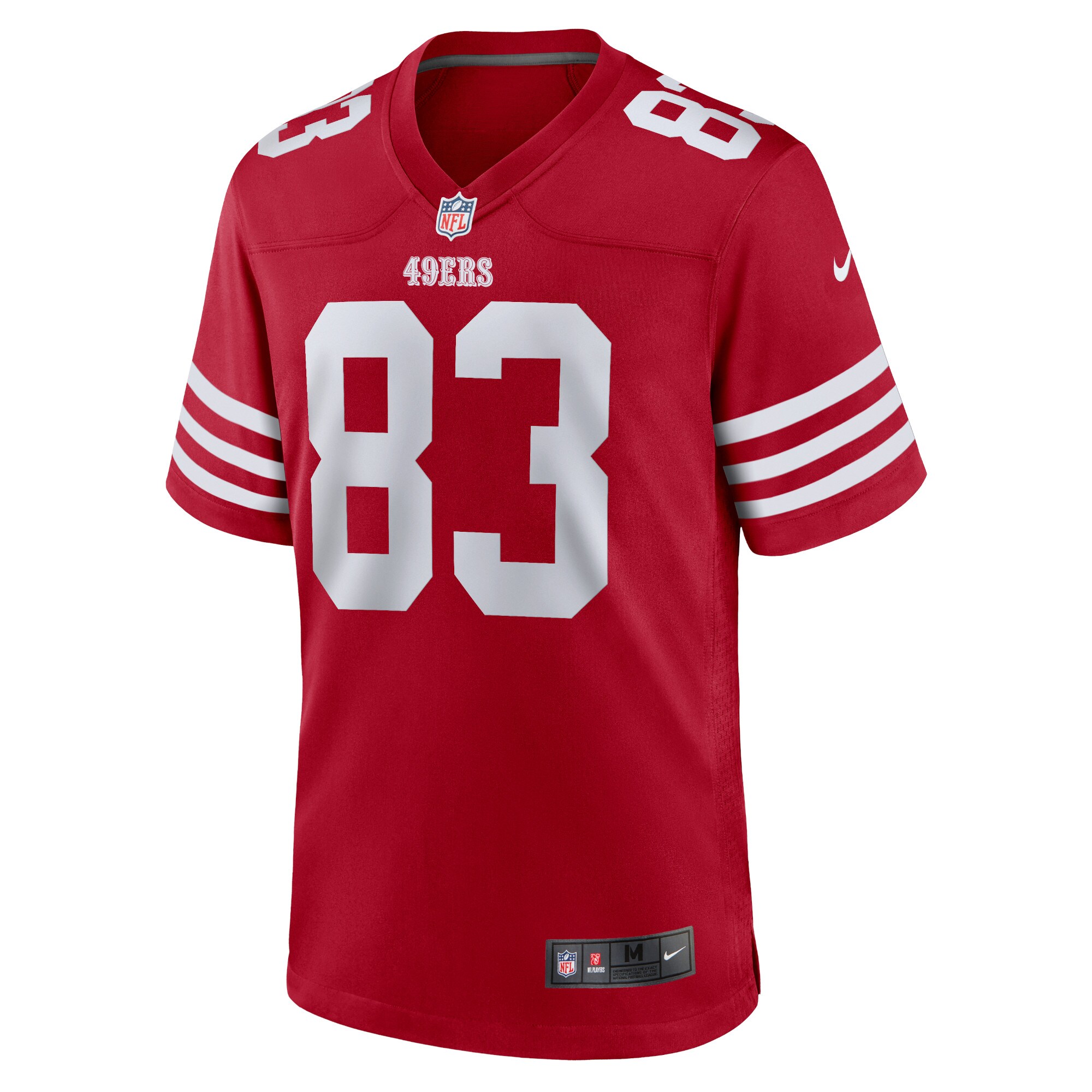 Dazz Newsome San Francisco 49ers  Home Game Player Jersey - Scarlet