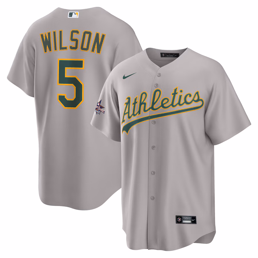 Jacob Wilson Athletics 2025 MLB All-Star Game Road Replica Player Jersey - Gray
