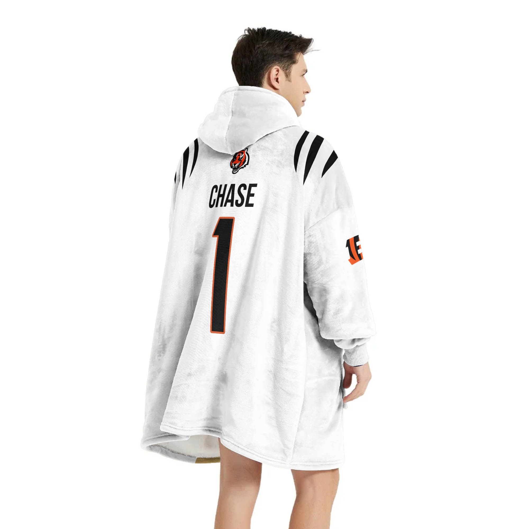 Adult 1 Cincinnati Football Unisex Blanket Hoodie