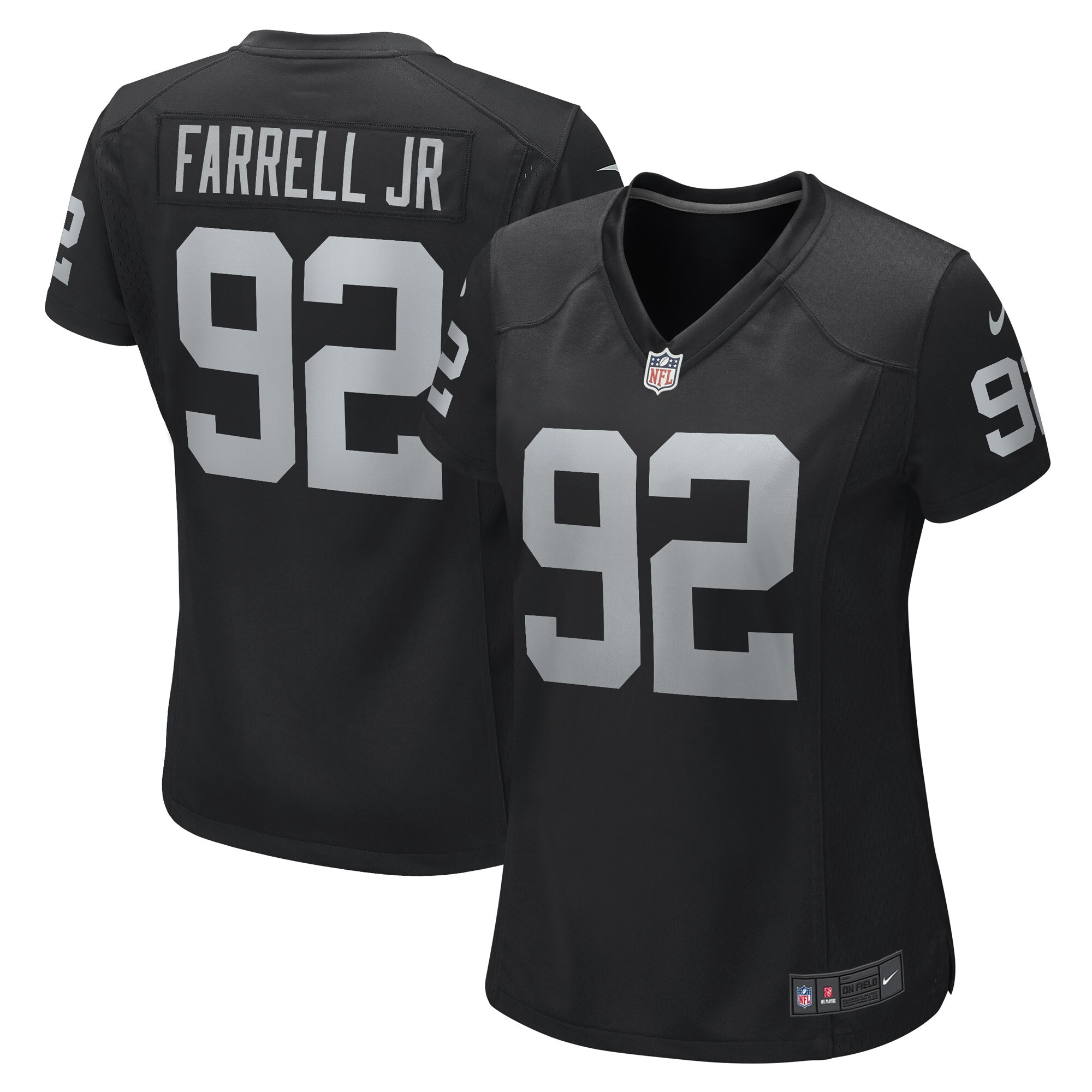 Neil Farrell Jr. Las Vegas Raiders  Women's Game Player Jersey - Black