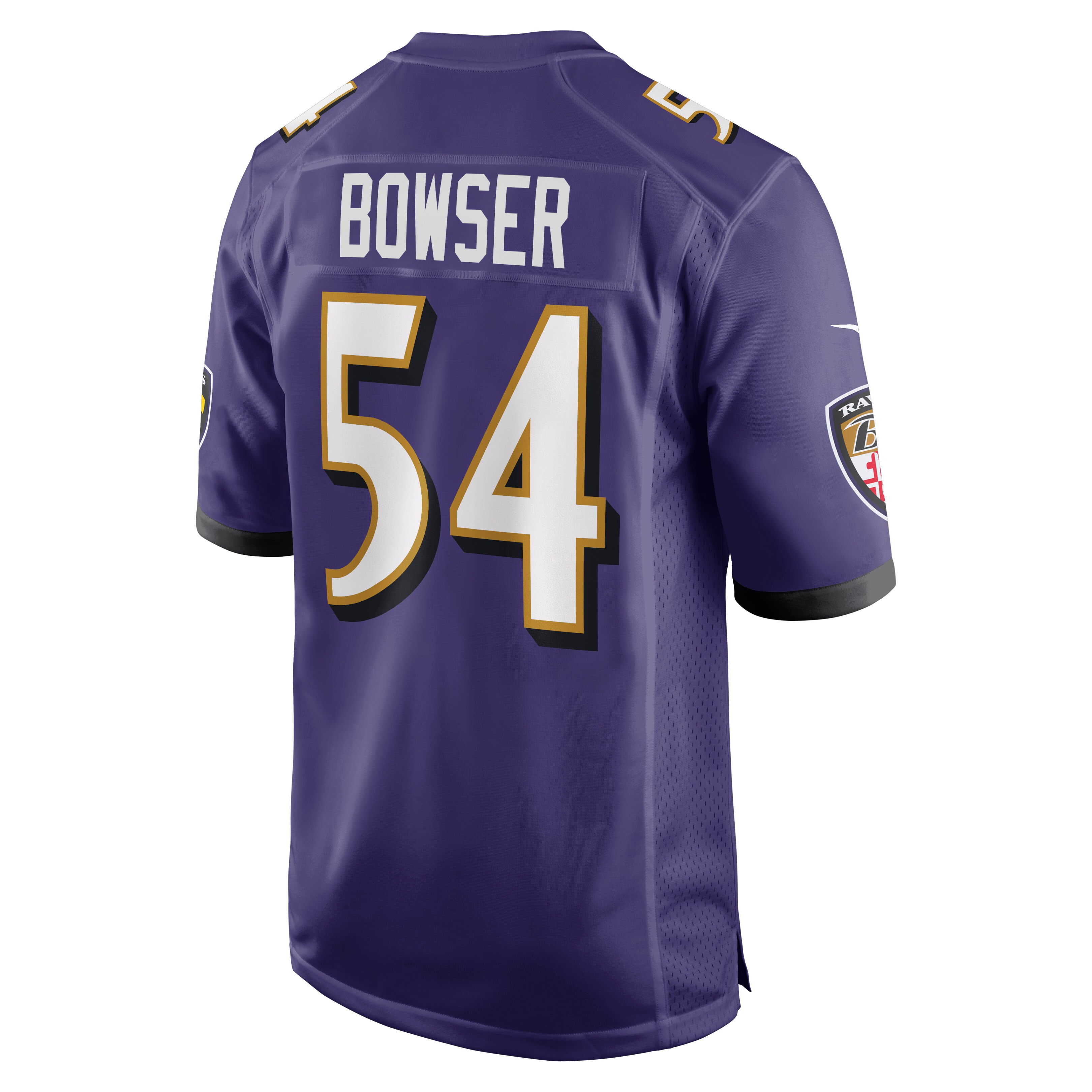 Tyus Bowser Baltimore Ravens  Game Player Jersey - Purple