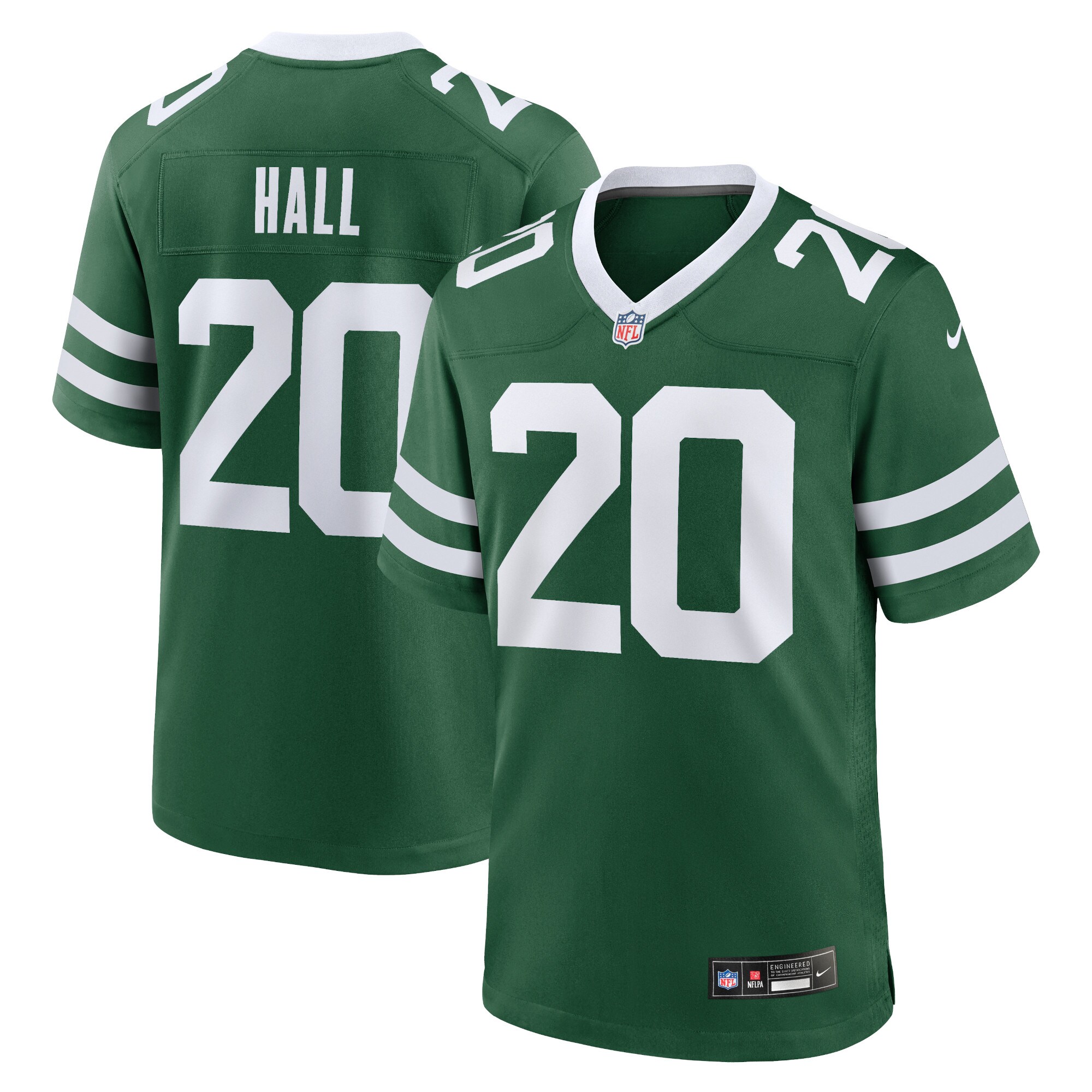 Breece Hall #20 New York Jets Game Jersey - Legacy Green