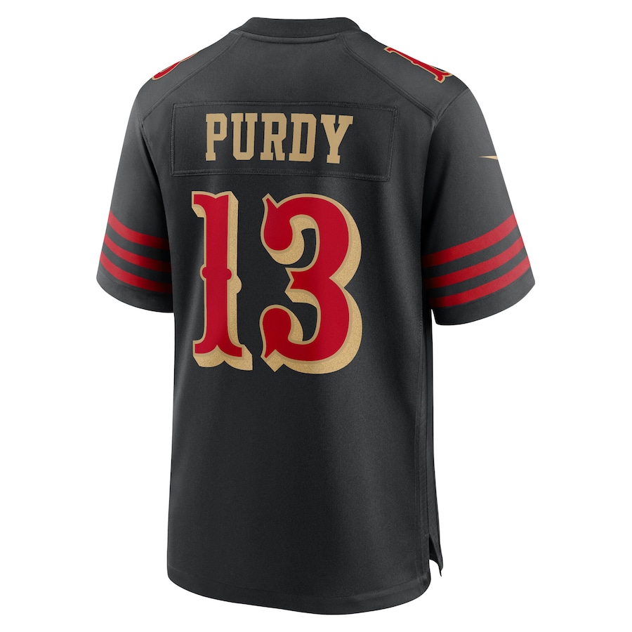 Brock Purdy #13 San Francisco 49ers 2025 Rivalries Collection Game Jersey - Black