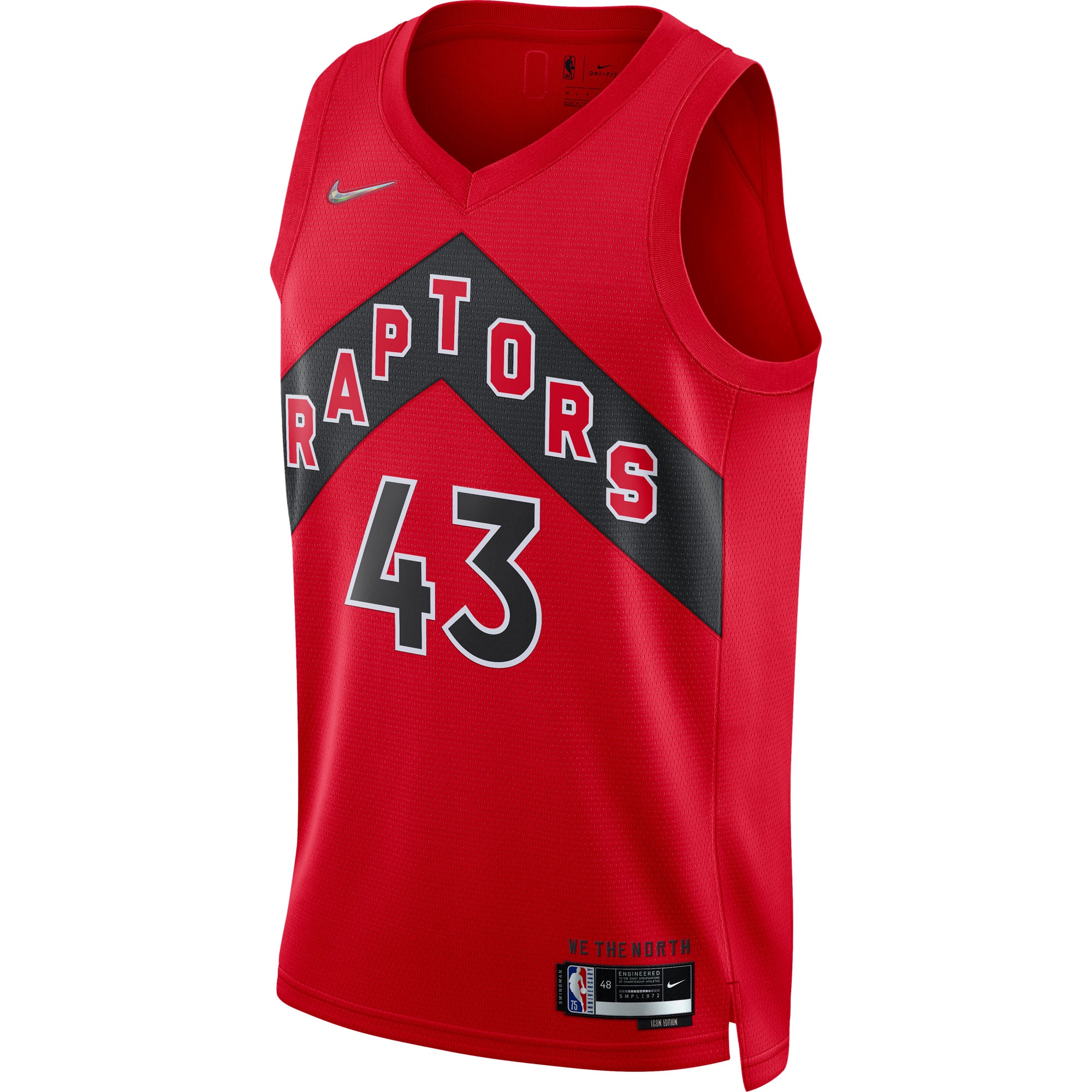 Pascal Siakam Toronto Raptors 2021/22 Diamond Swingman Jersey - Icon Edition - Red