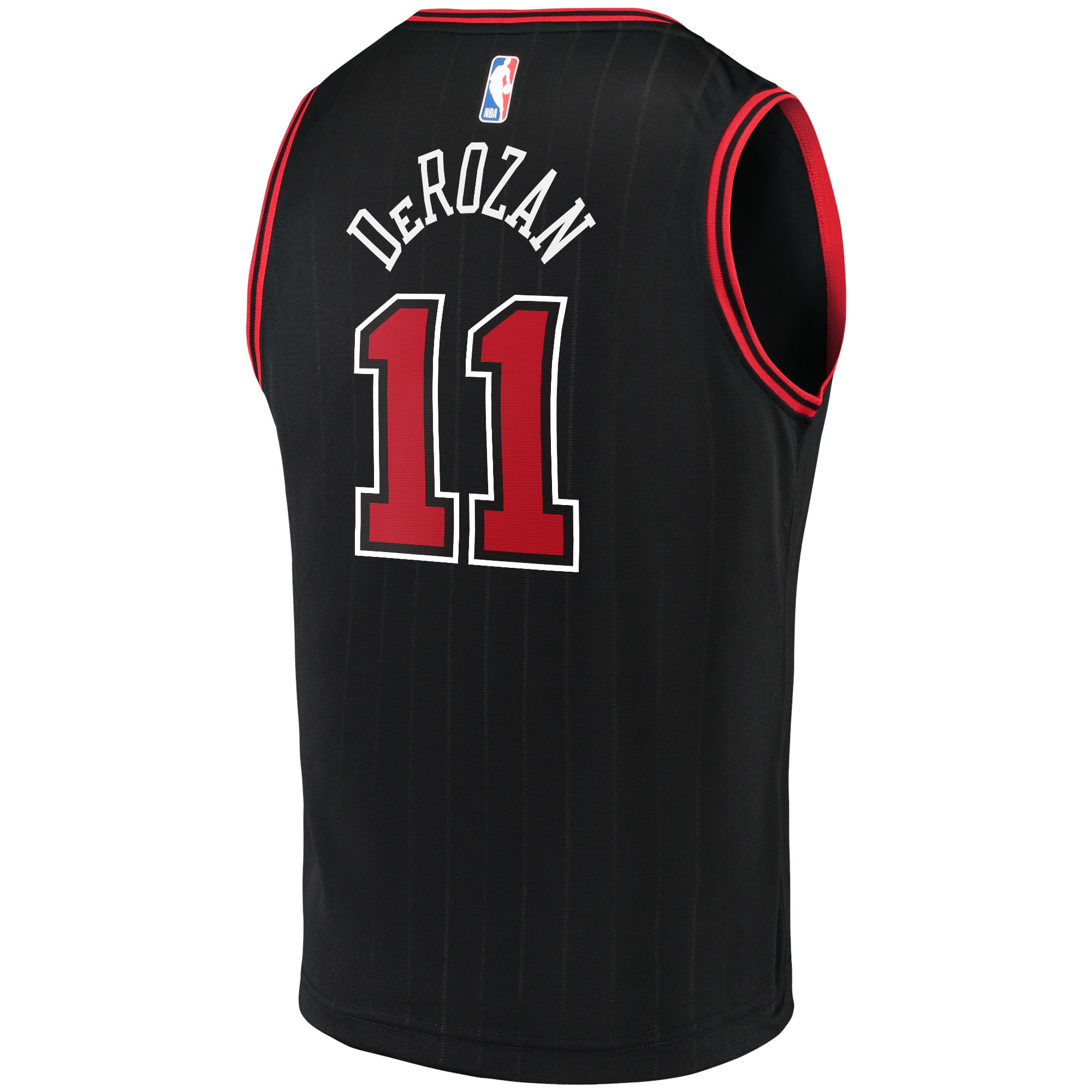 DeMar DeRozan Chicago Bulls  Fast Break Replica Player Jersey - Statement Edition - Black