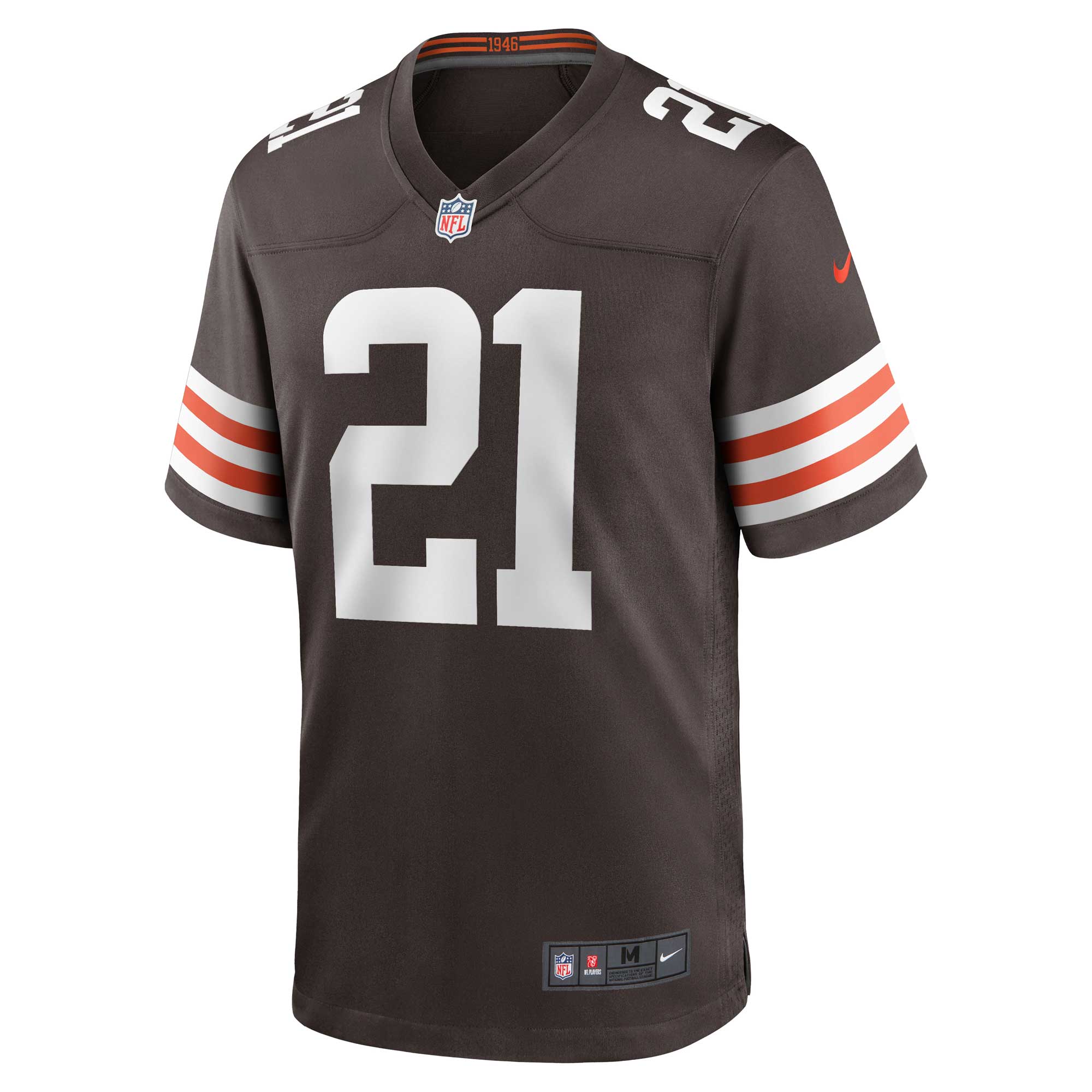 Denzel Ward Cleveland #21 Browns Game Jersey - Brown
