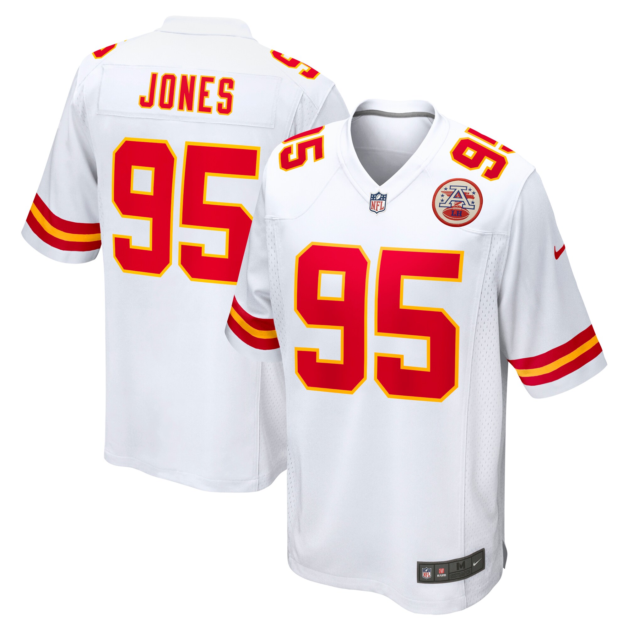 Chris Jones Kansas City Chiefs  Game Jersey - White