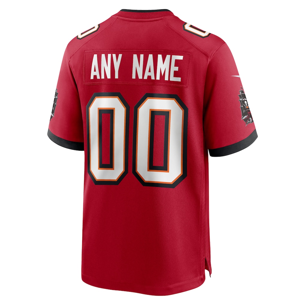 Custom Tampa Bay Buccaneers 50th Season Game Jersey - Red