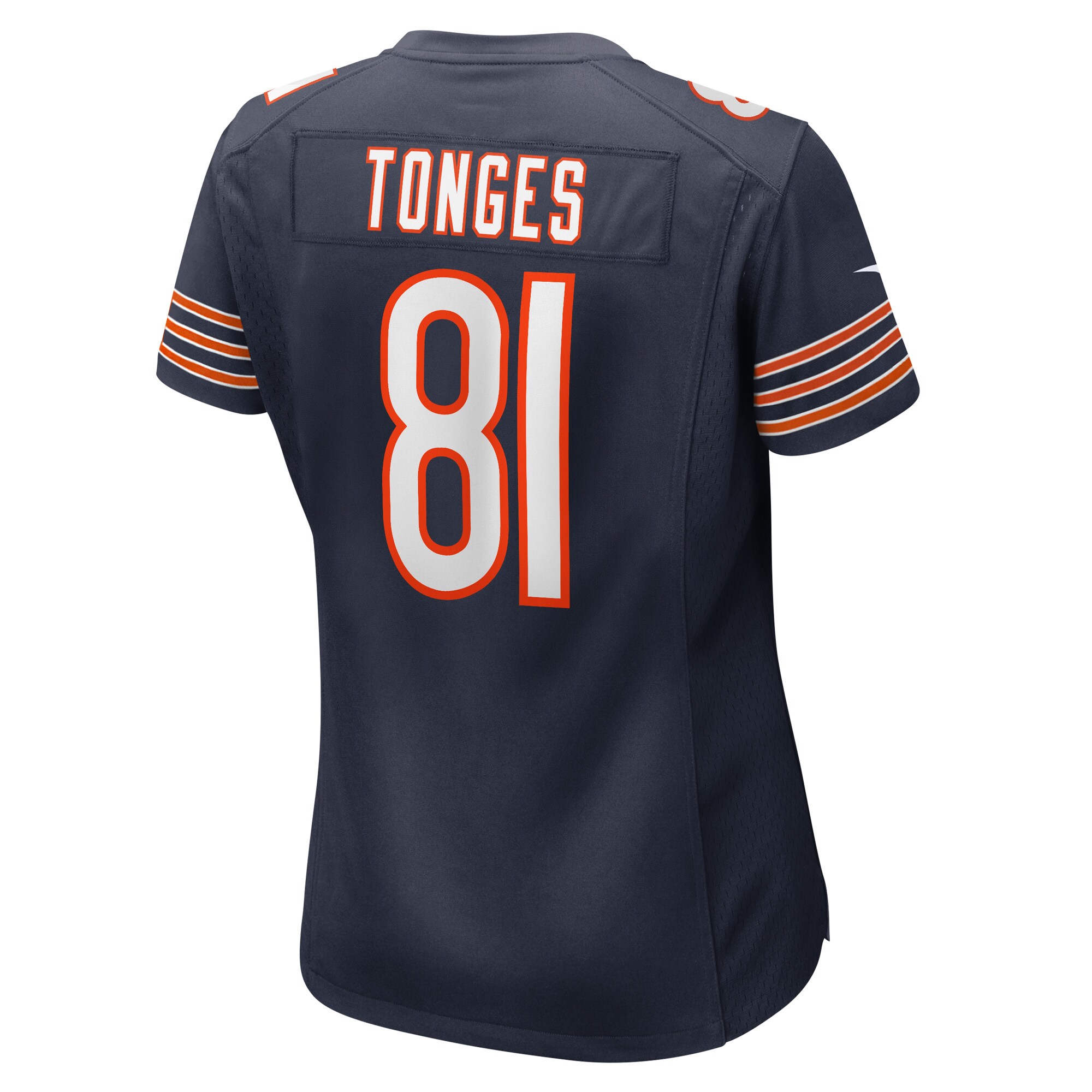 Jake Tonges Chicago Bears  Women's Game Player Jersey - Navy