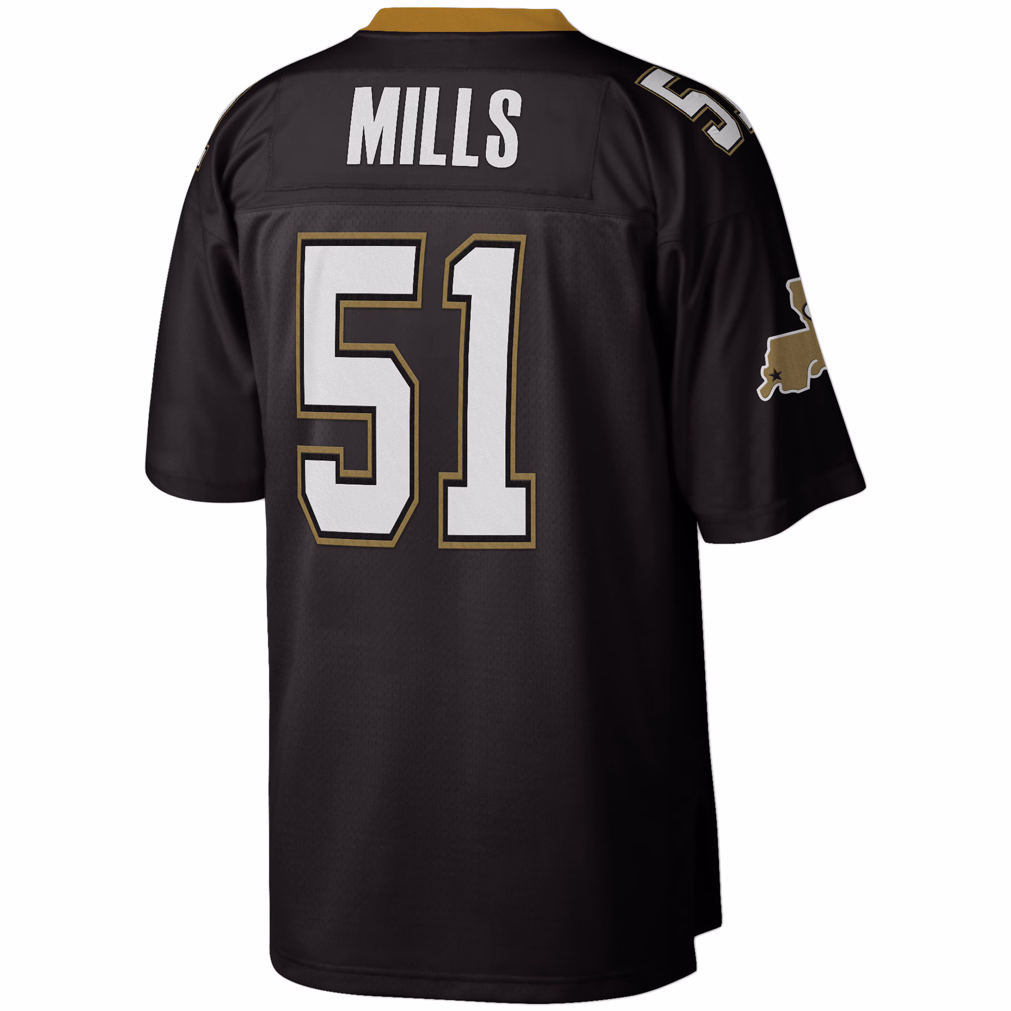 Sam Mills New Orleans Saints Legacy Replica Jersey - Black
