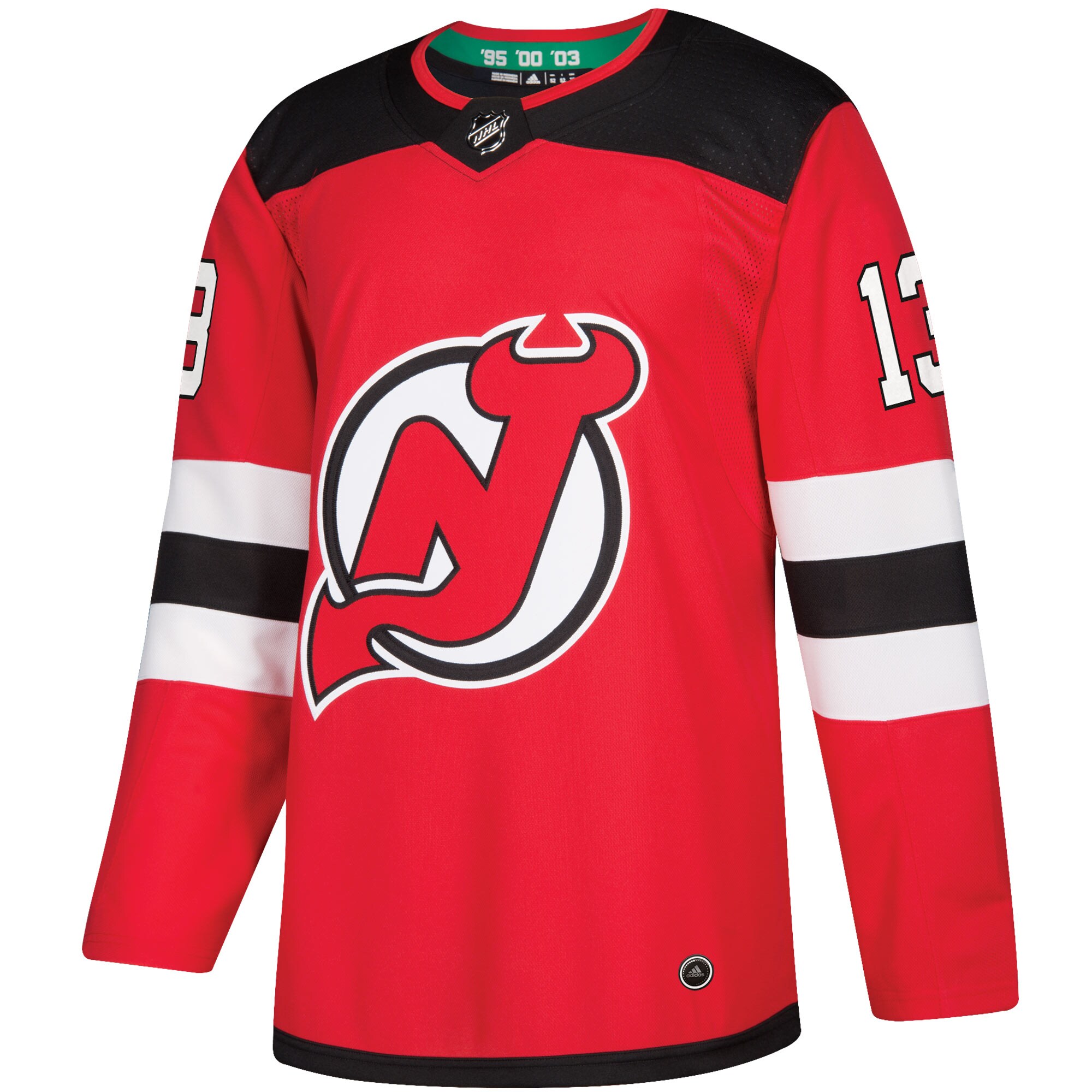 Nico Hischier New Jersey Devils  Authentic Player Jersey - Red
