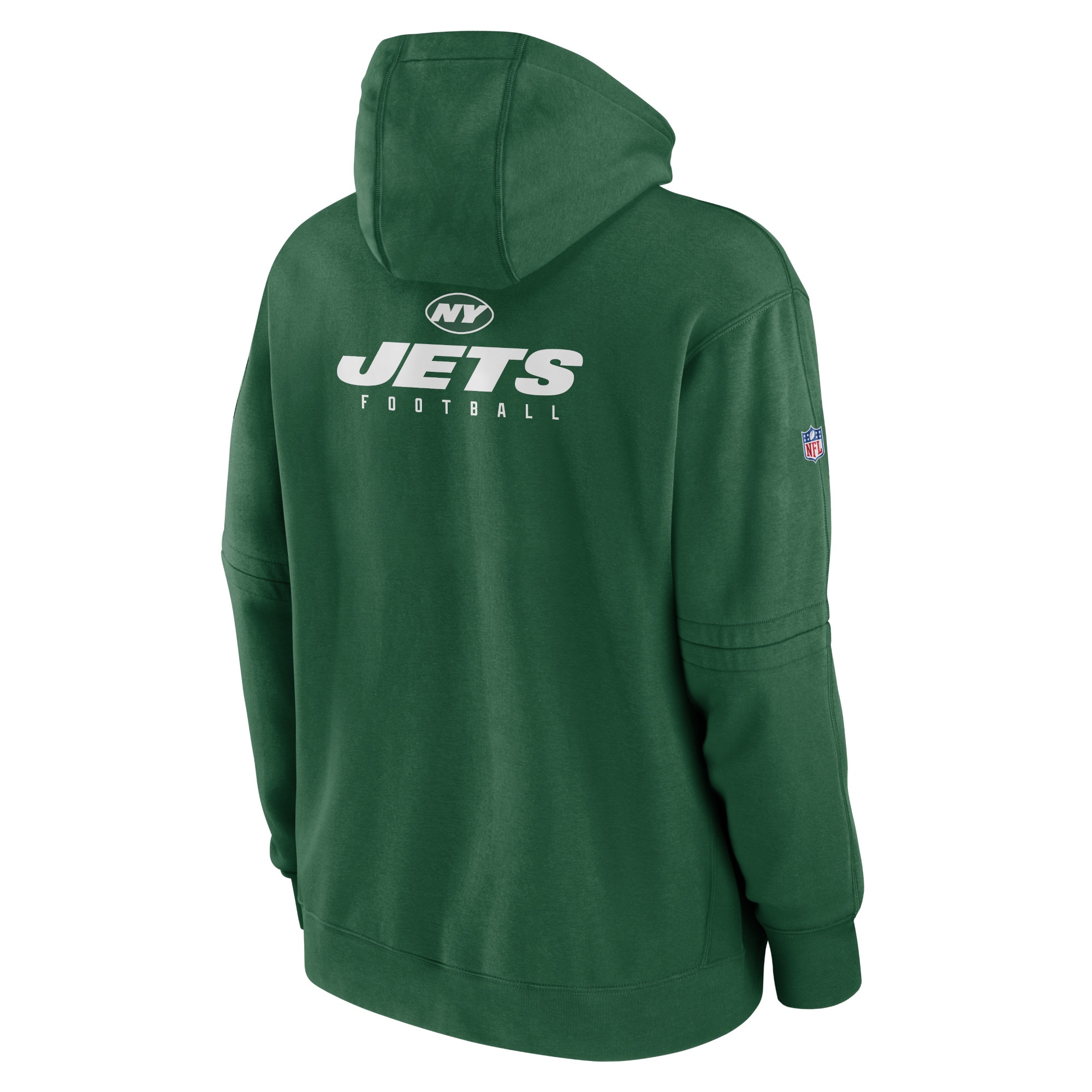 New York Jets  Sideline Club Fleece Pullover Hoodie - Green