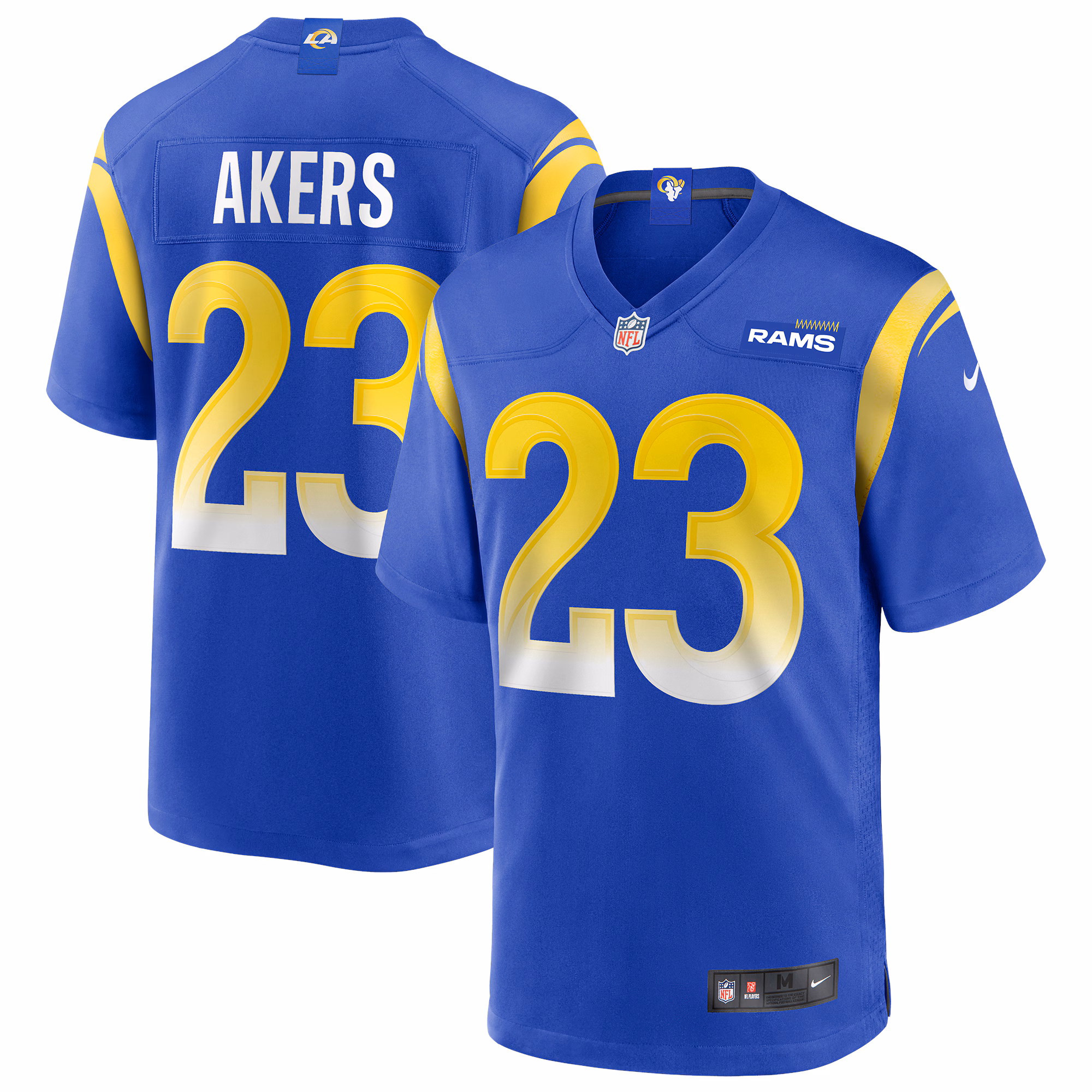 Cam Akers Los Angeles Rams Game Player Jersey - Royal