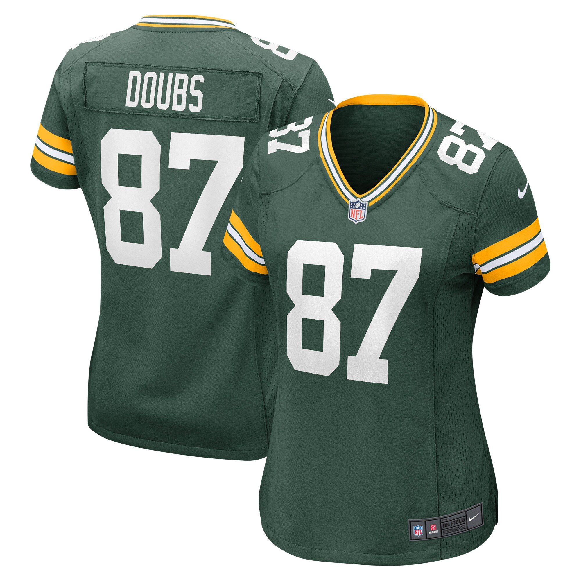 Romeo Doubs Green Bay Packers Women's Player Game Jersey - Green