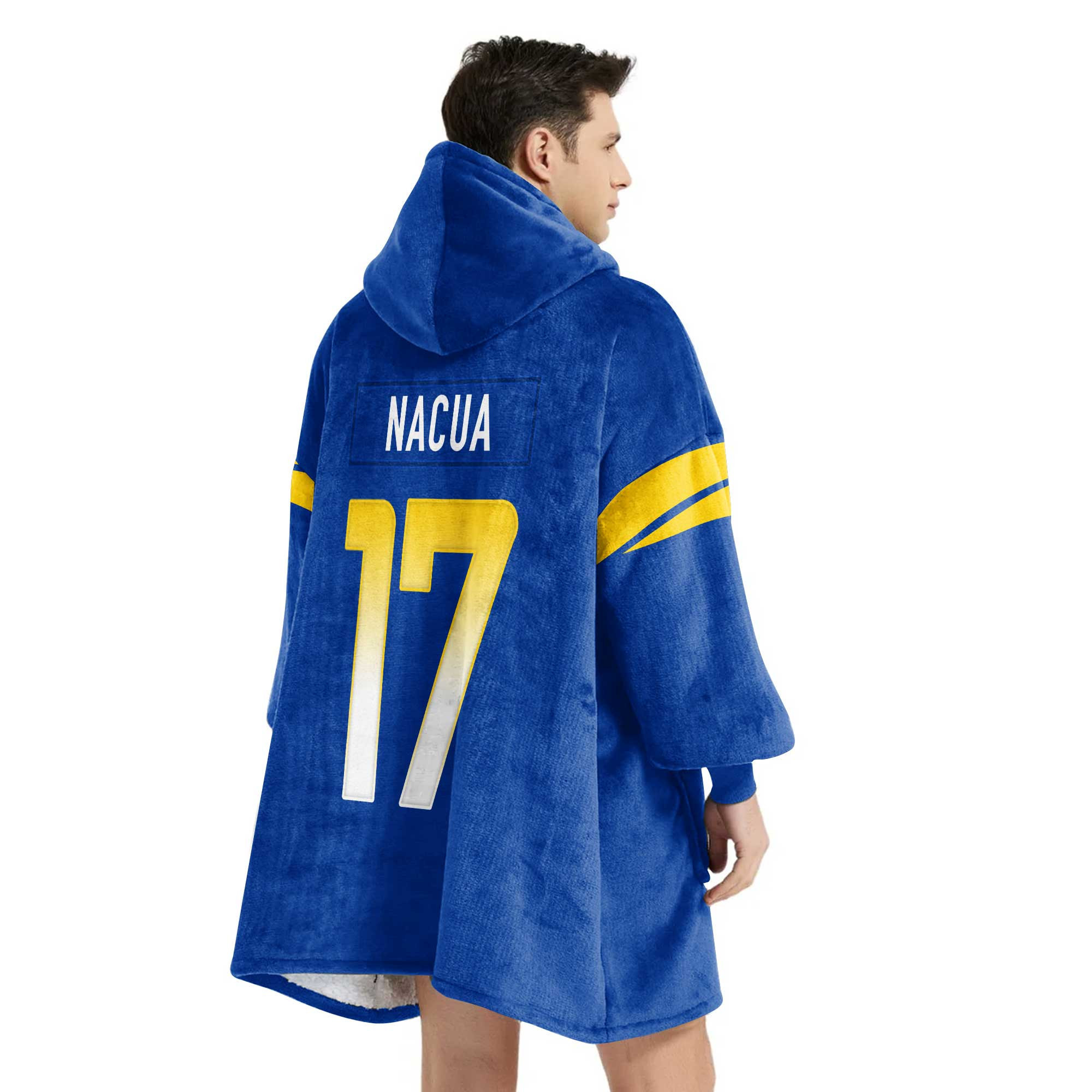 Adult PN 17 Los Angeles Football Unisex Blanket Hoodie