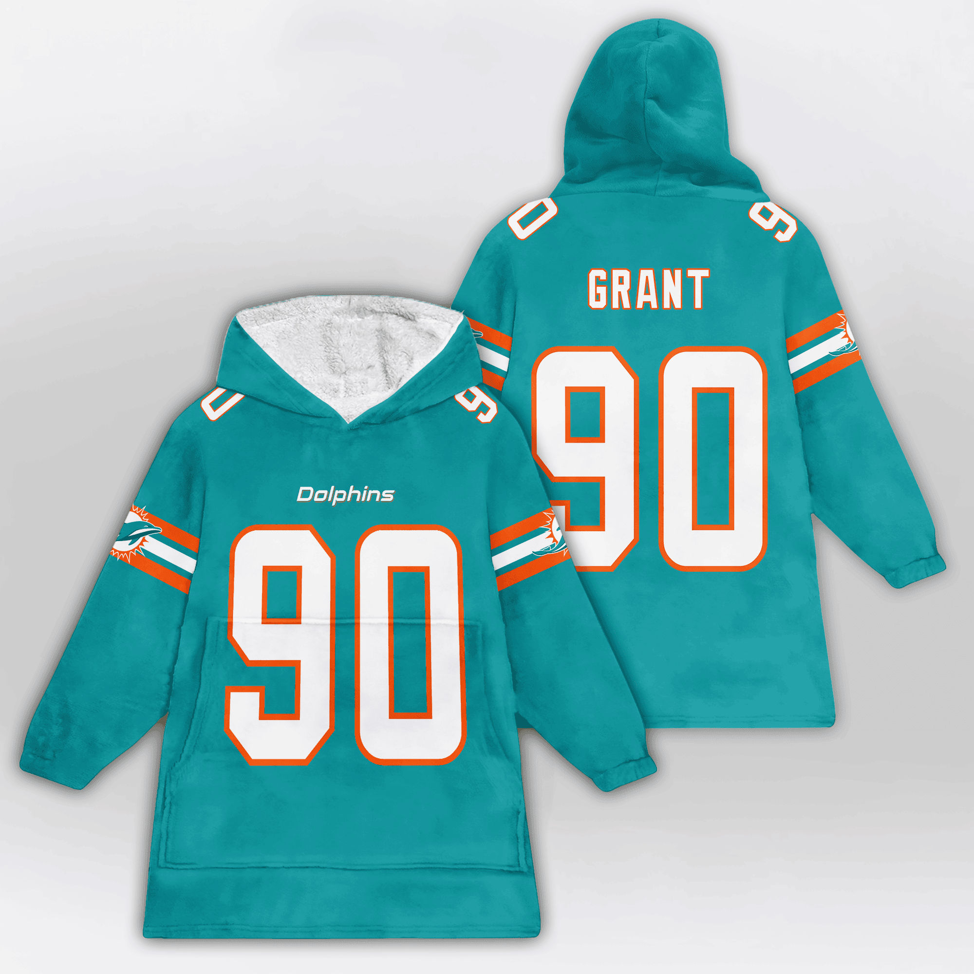 Kid 90 Miami Football Unisex Blanket Hoodie