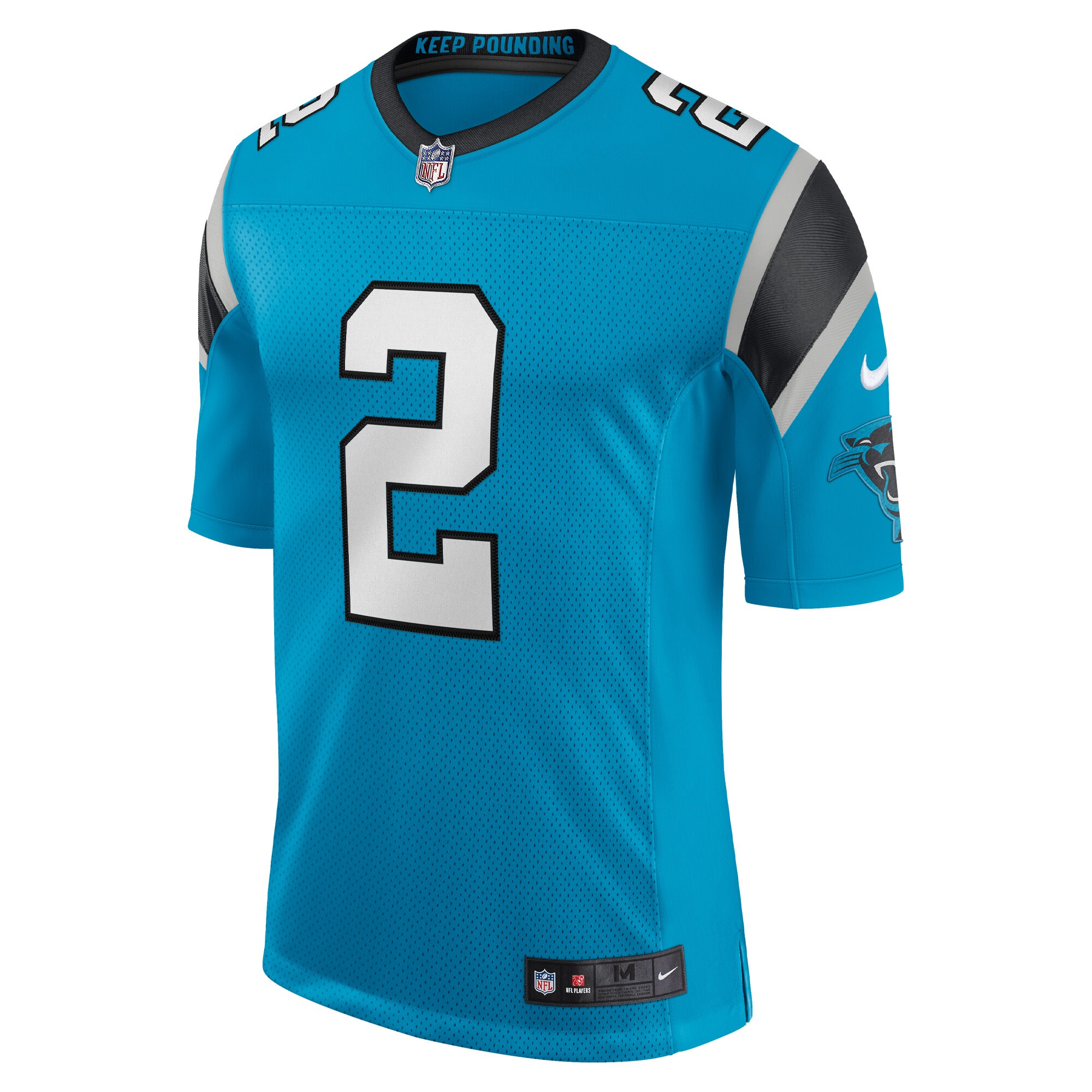 D.J. Moore Carolina Panthers  Vapor Limited Jersey - Blue