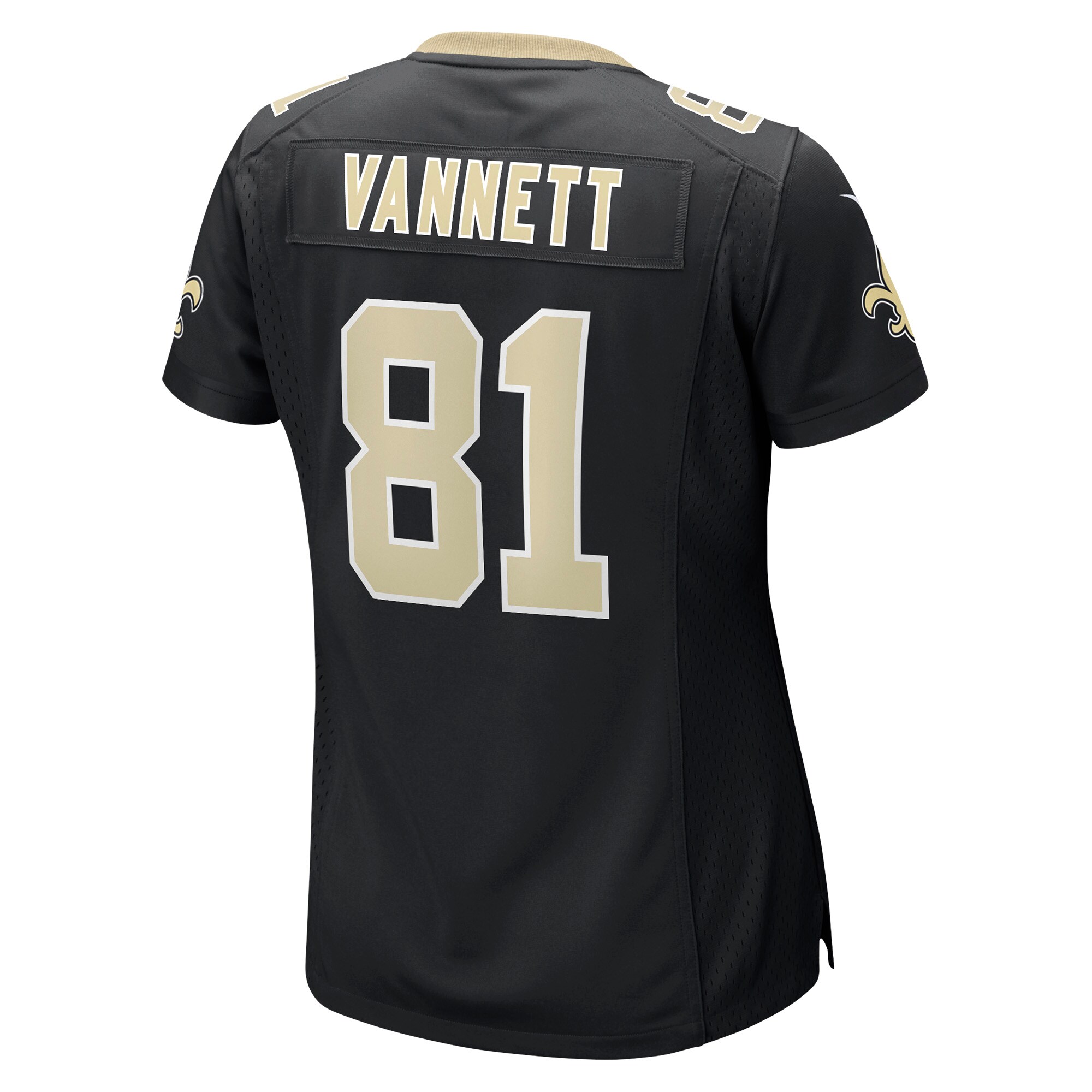 Nick Vannett New Orleans Saints Women's Game Jersey - Black