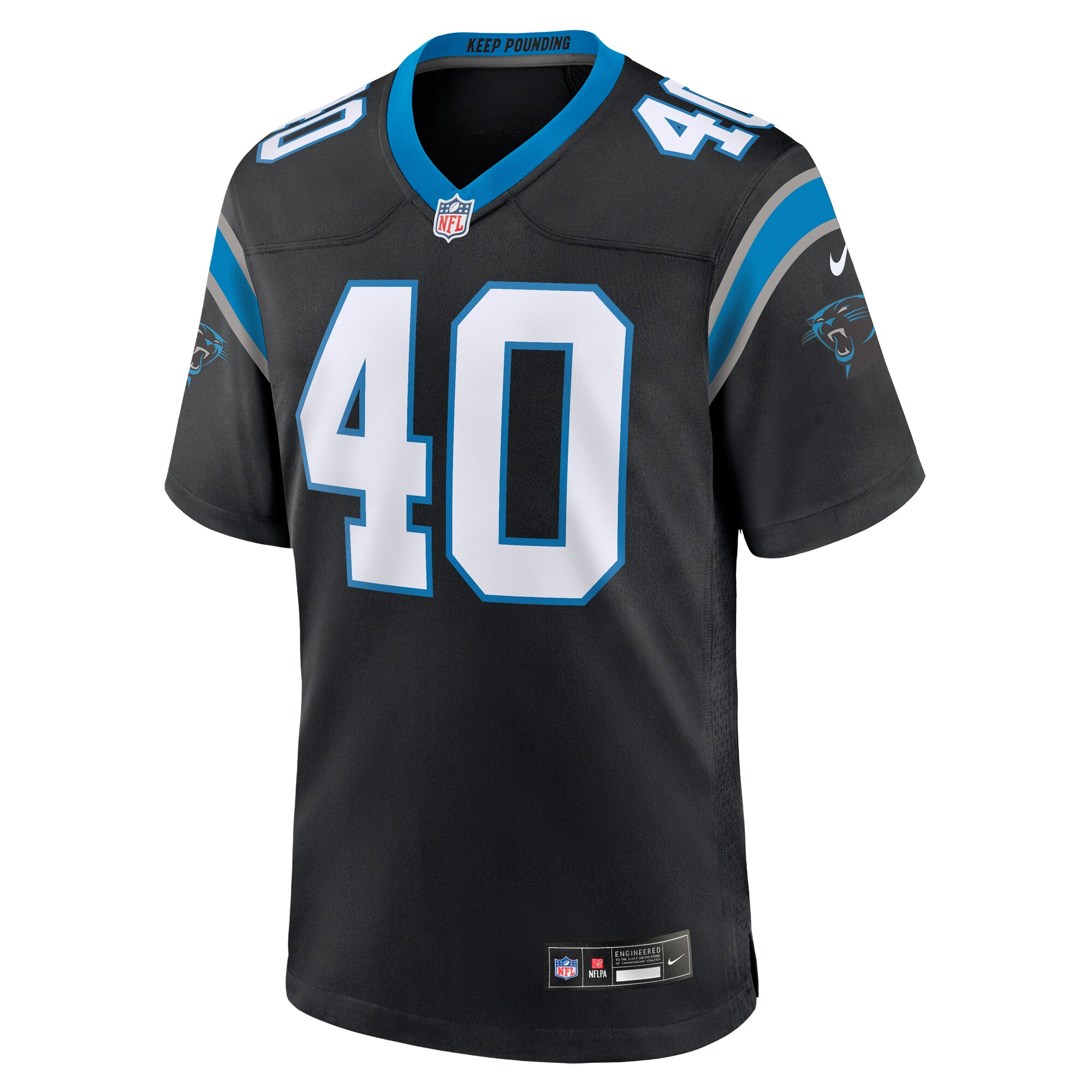Deion Jones Carolina Panthers  Game Jersey -  Black