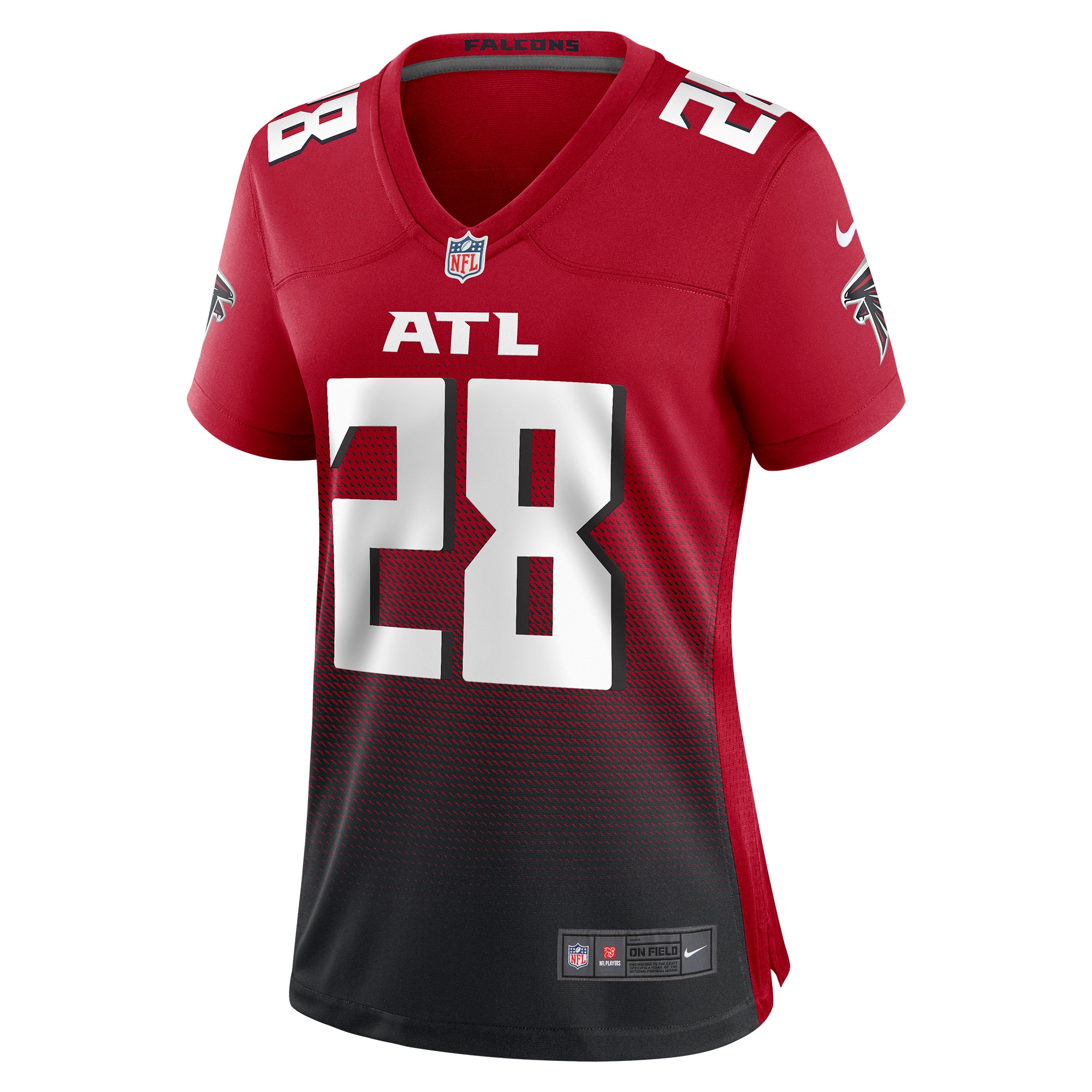Warrick Dunn Atlanta Falcons Women's Retired Game Jersey - Red