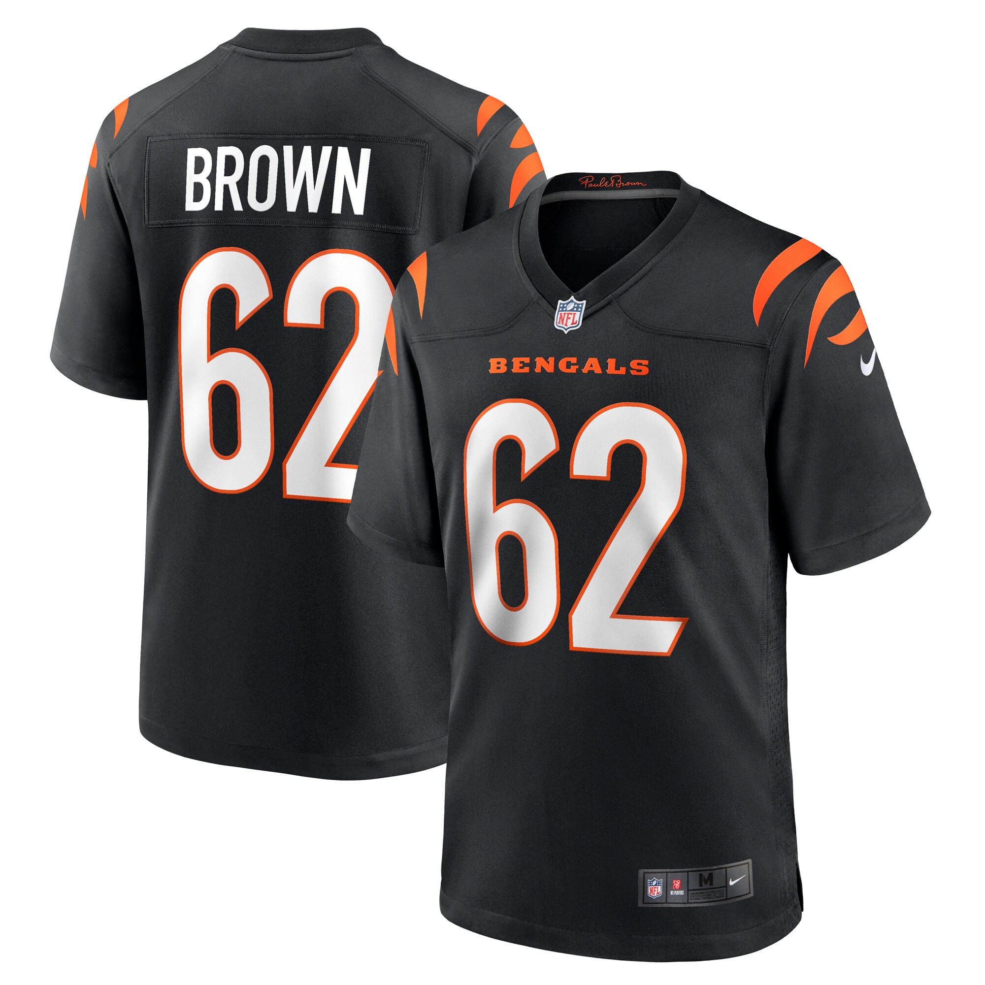 Ben Brown Cincinnati Bengals  Game Player Jersey - Black