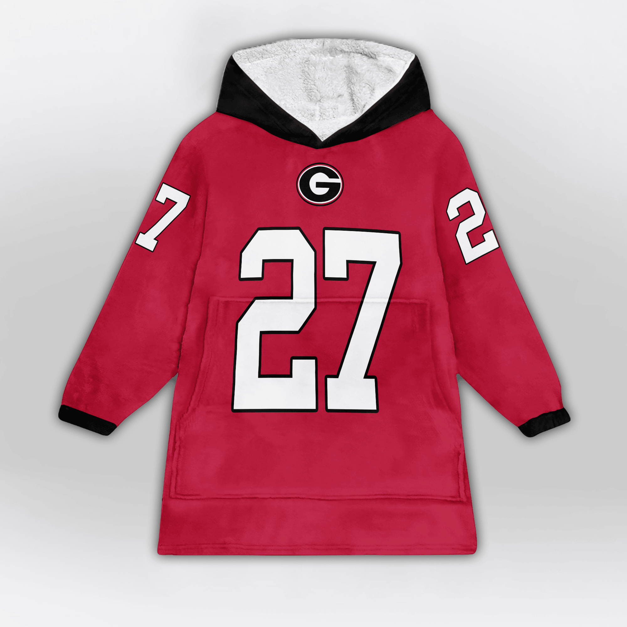Kid N.C 27 Georgia Football Unisex Blanket Hoodie