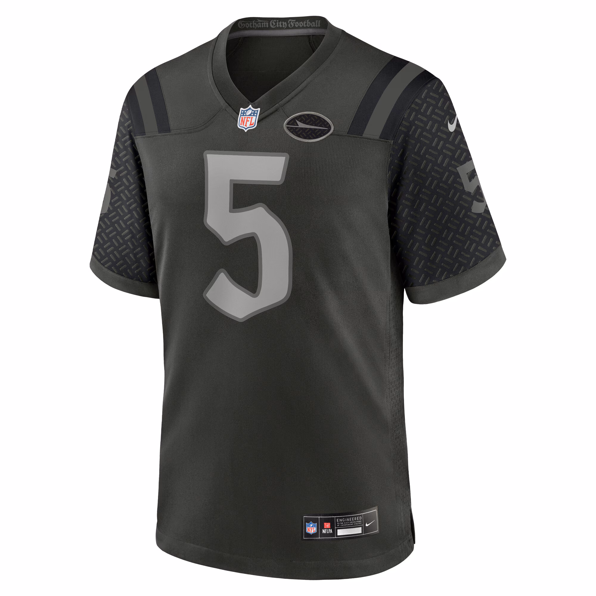 Garrett Wilson #5 New York Jets2025 Rivalries Collection Game Jersey - Gotham Green