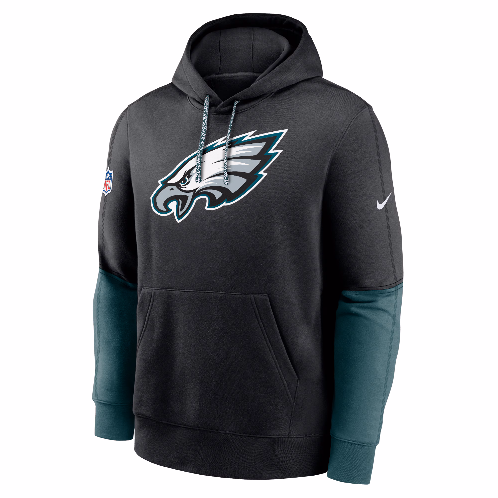 Philadelphia Eagles 2024 Sideline Club Pullover Hoodie - Anthracite