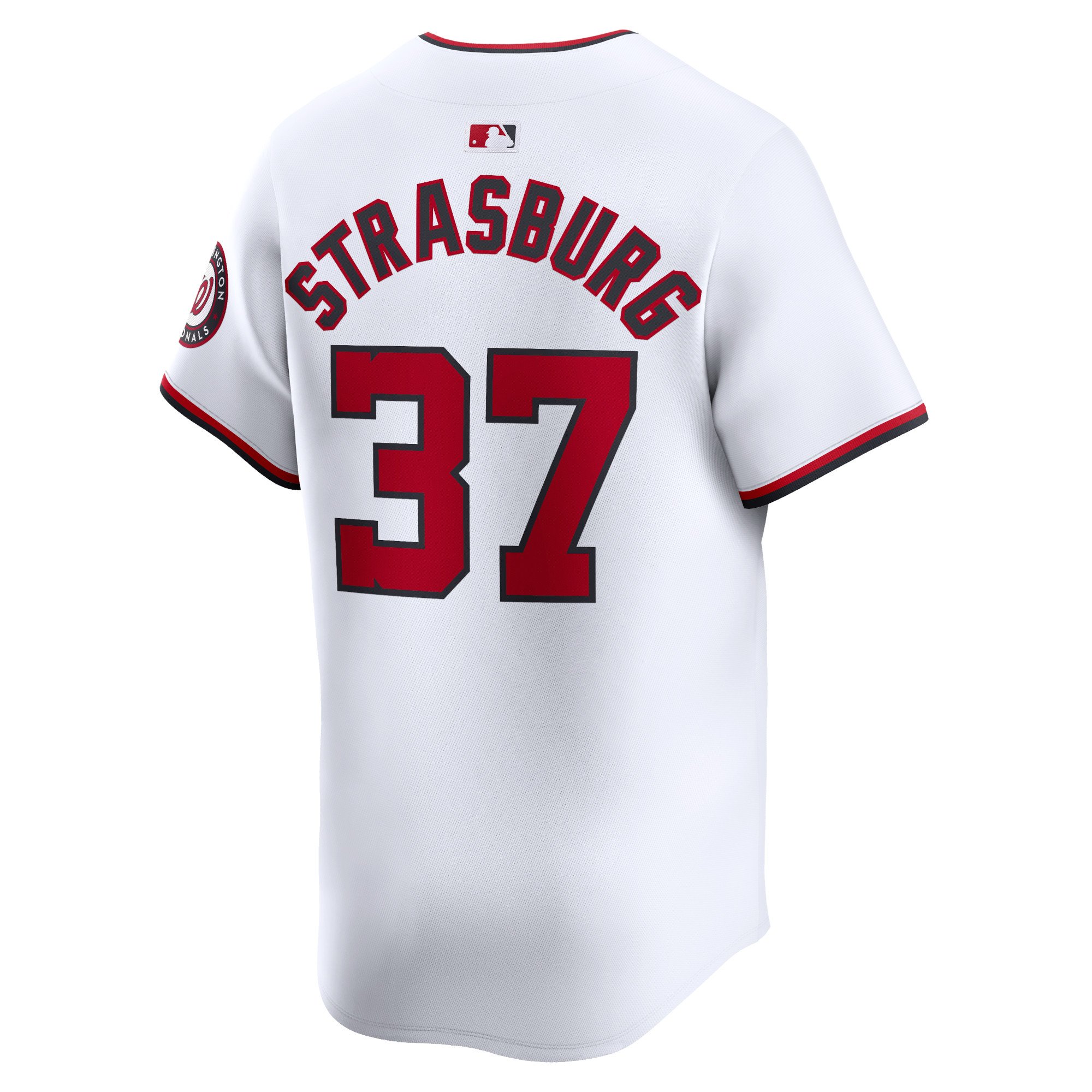 Men's Washington Nationals Stephen Strasburg  White Home Limited Player Jersey