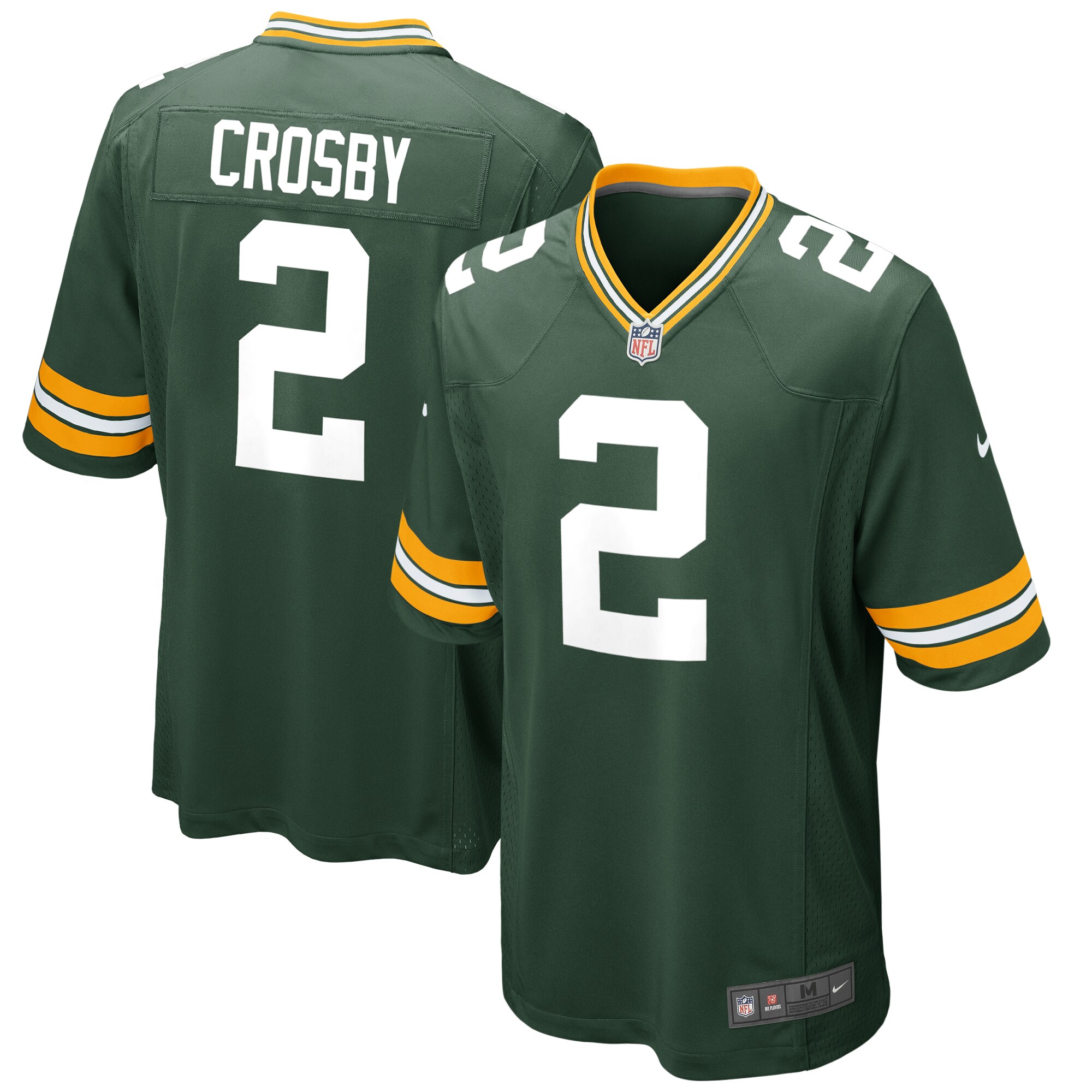 Mason Crosby Green Bay Packers  Game Jersey - Green
