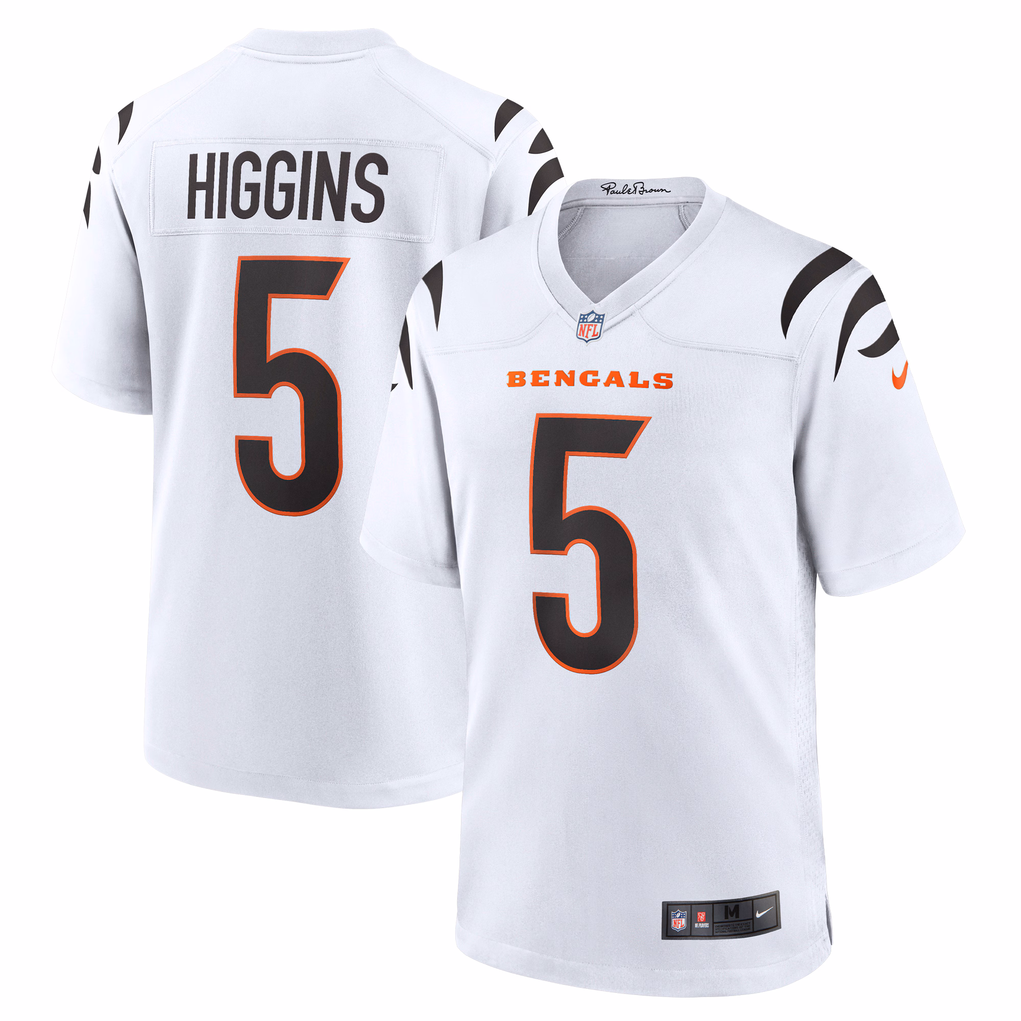 Tee Higgins Cincinnati Bengals  Game Jersey - White