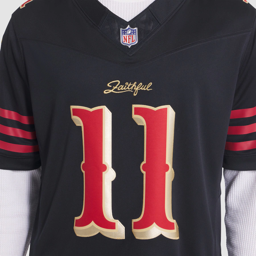 Brandon Aiyuk #11 San Francisco 49ers 2025 Rivalries Collection Limited Jersey - Black